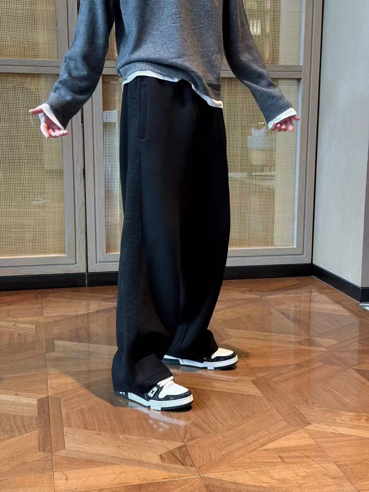 D1or Oblique jacquard webbing pants