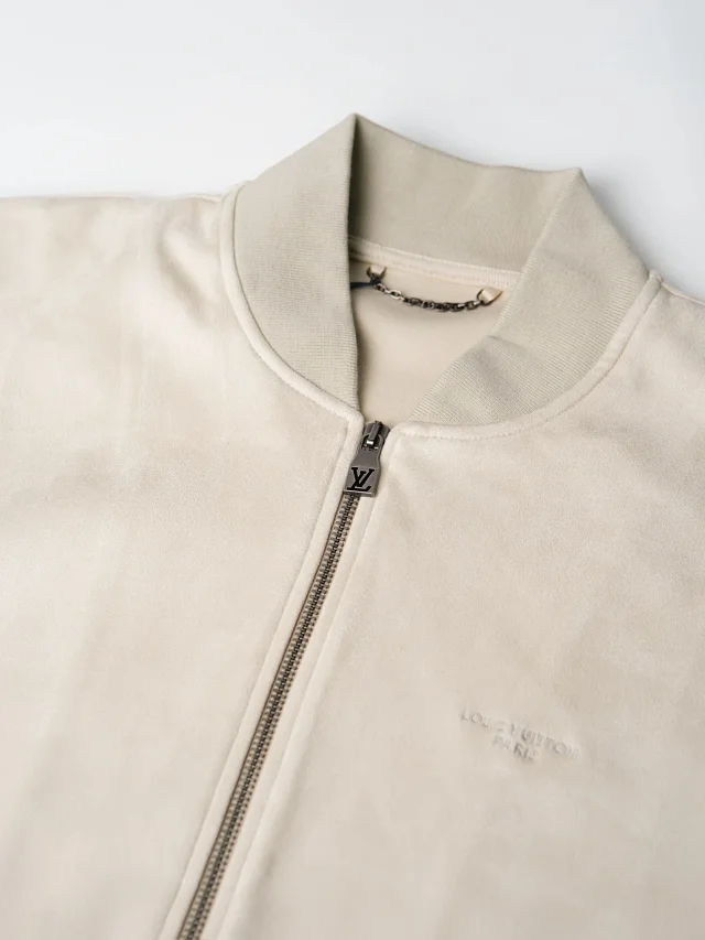 Item ID 9119 1V Imported suede like composite fabric with suede texture, pilot casual version jacket