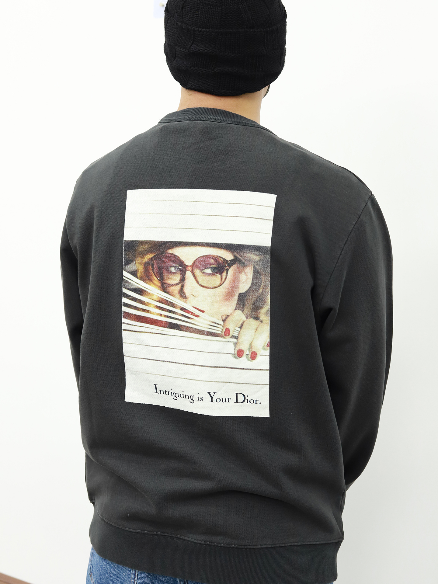 Dior 圆领长袖卫衣 灰色