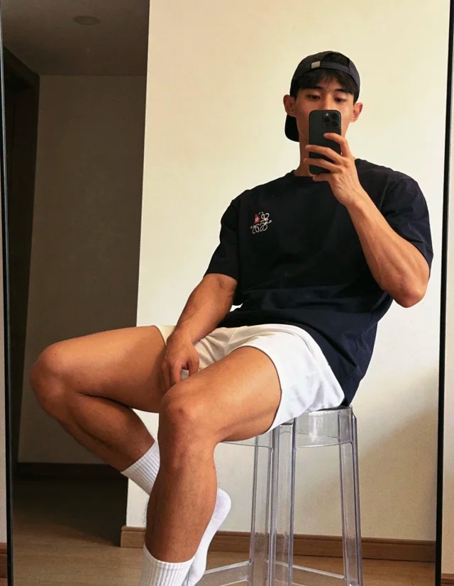 Item ID 9021 Loe×Wain Joint Solid Color Round Neck Short Sleeve T-shirt