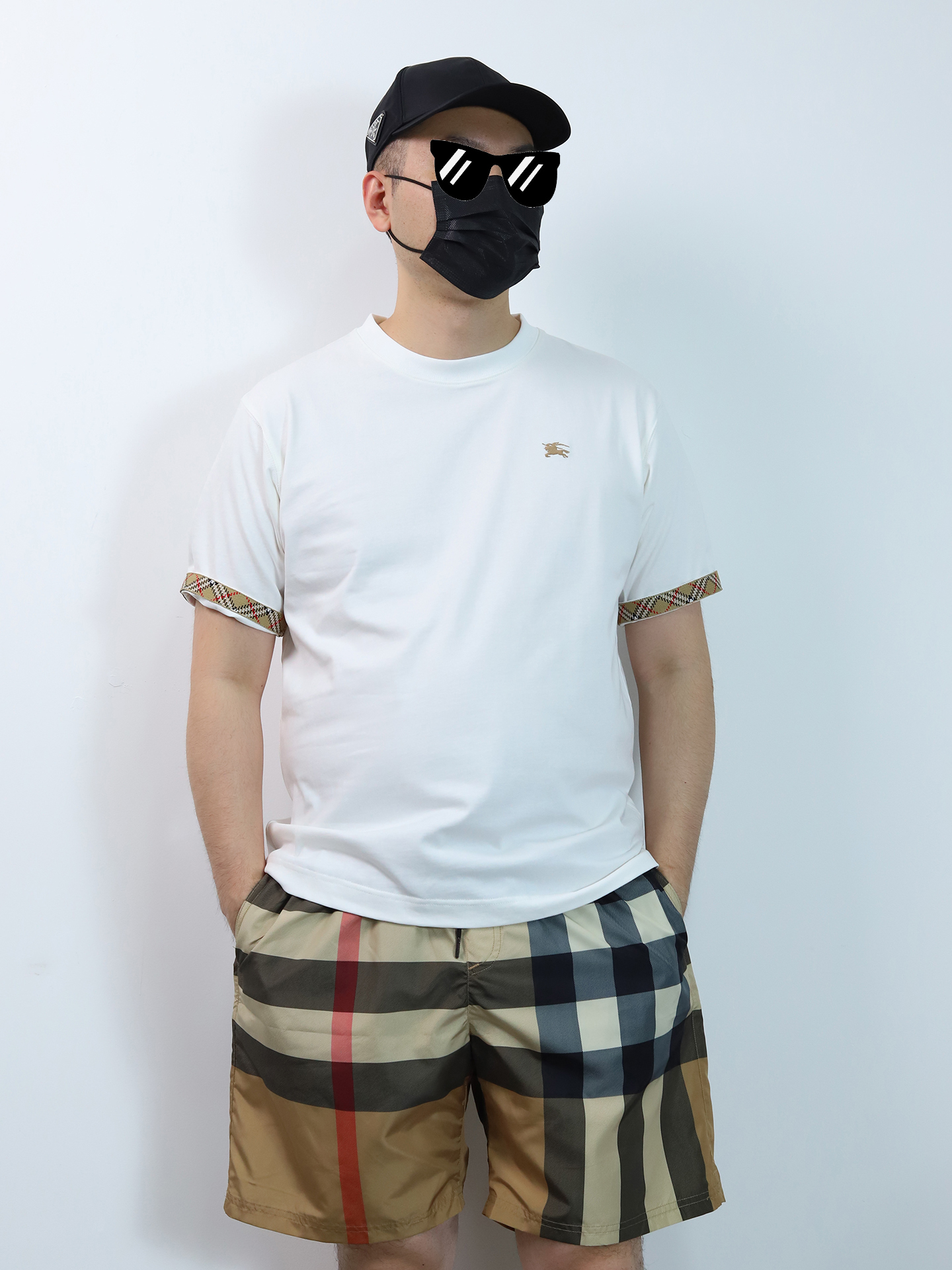 BBR sleeve stripe tee
