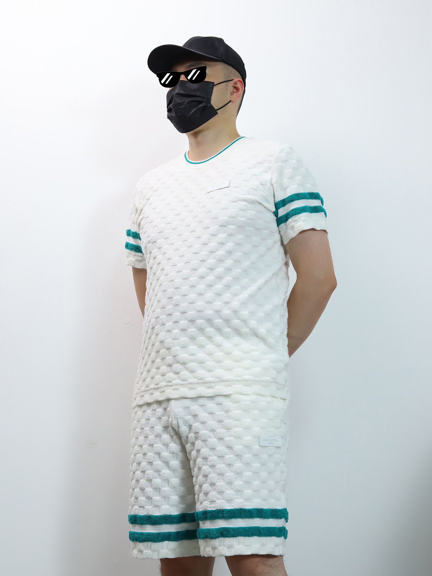 1V DAMIER terry tennis TEE