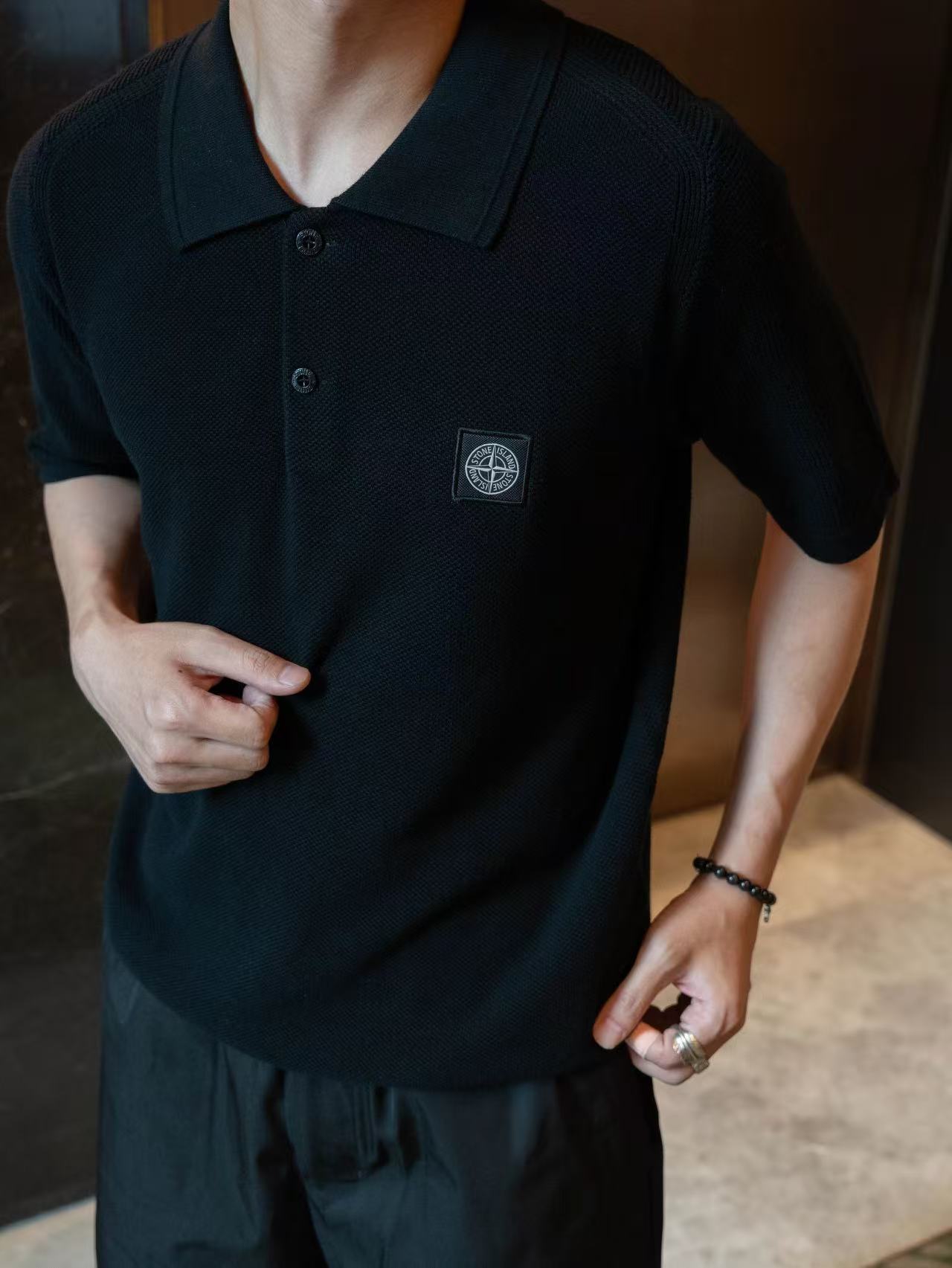 SI Patch Knitted Polo