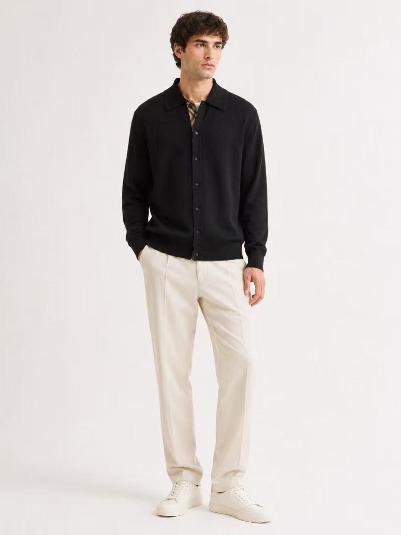 BBR 100% wool button up polo