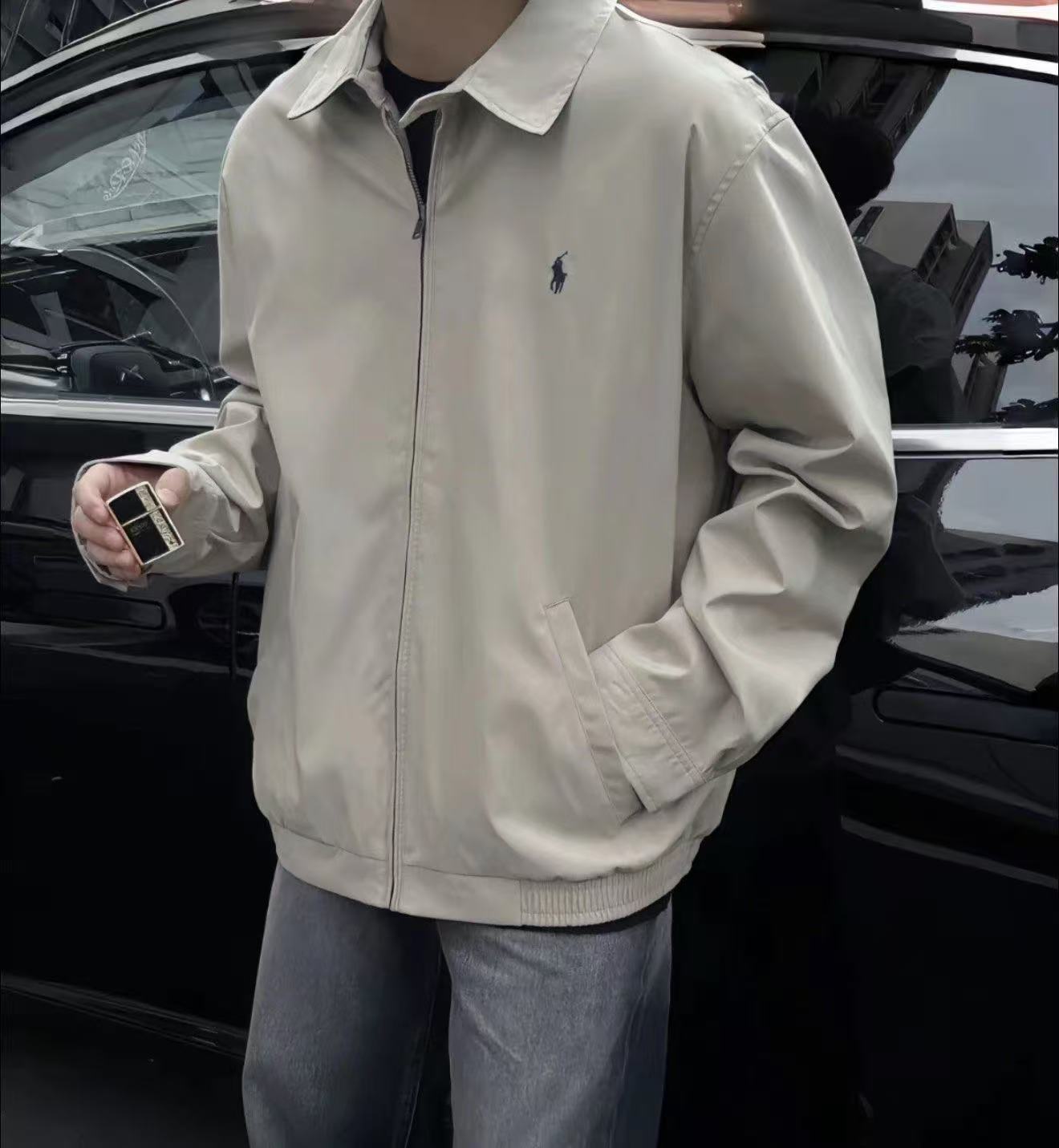 RL peach skin jacket