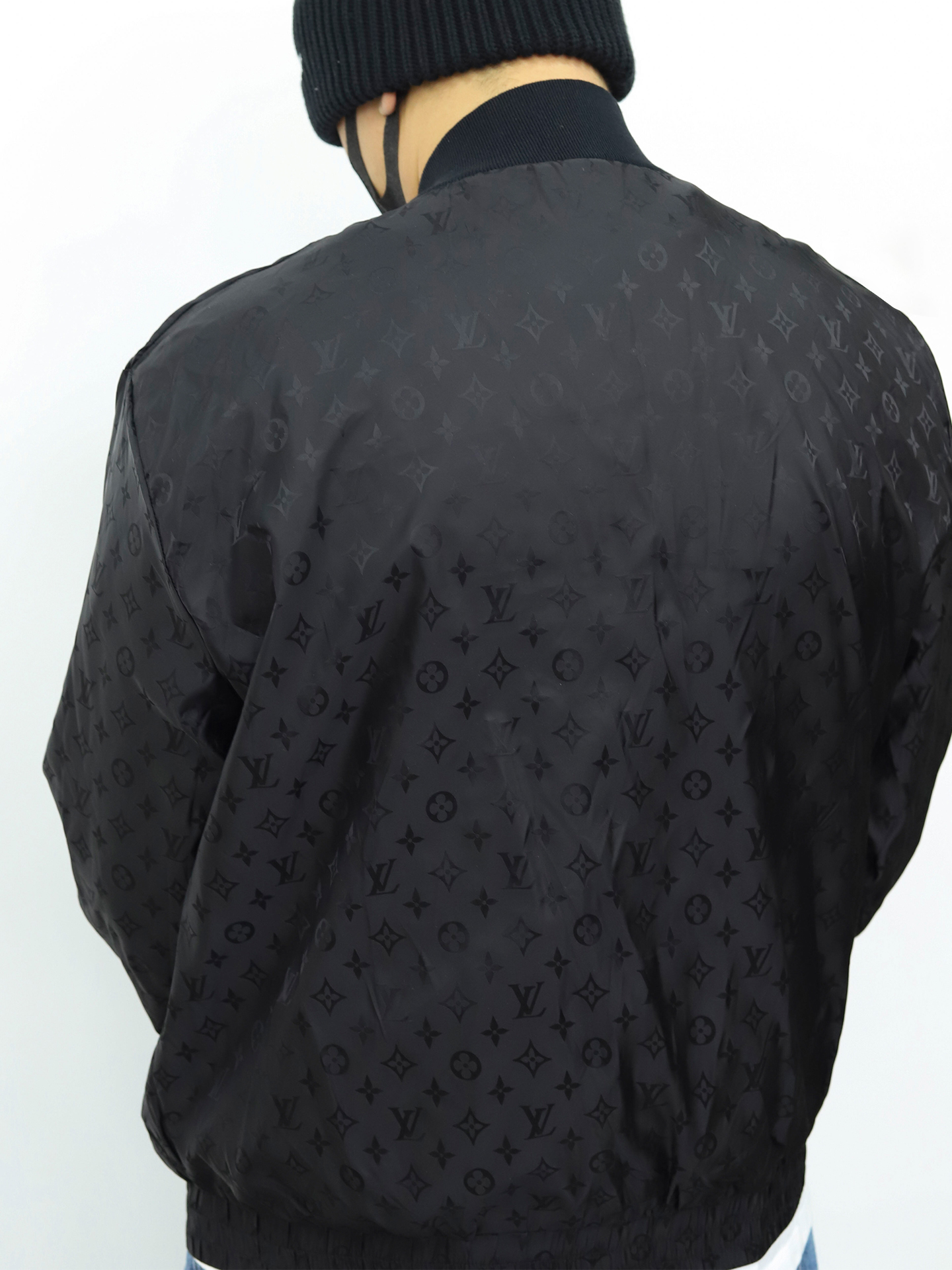 LV两面穿拉链夹克 白色