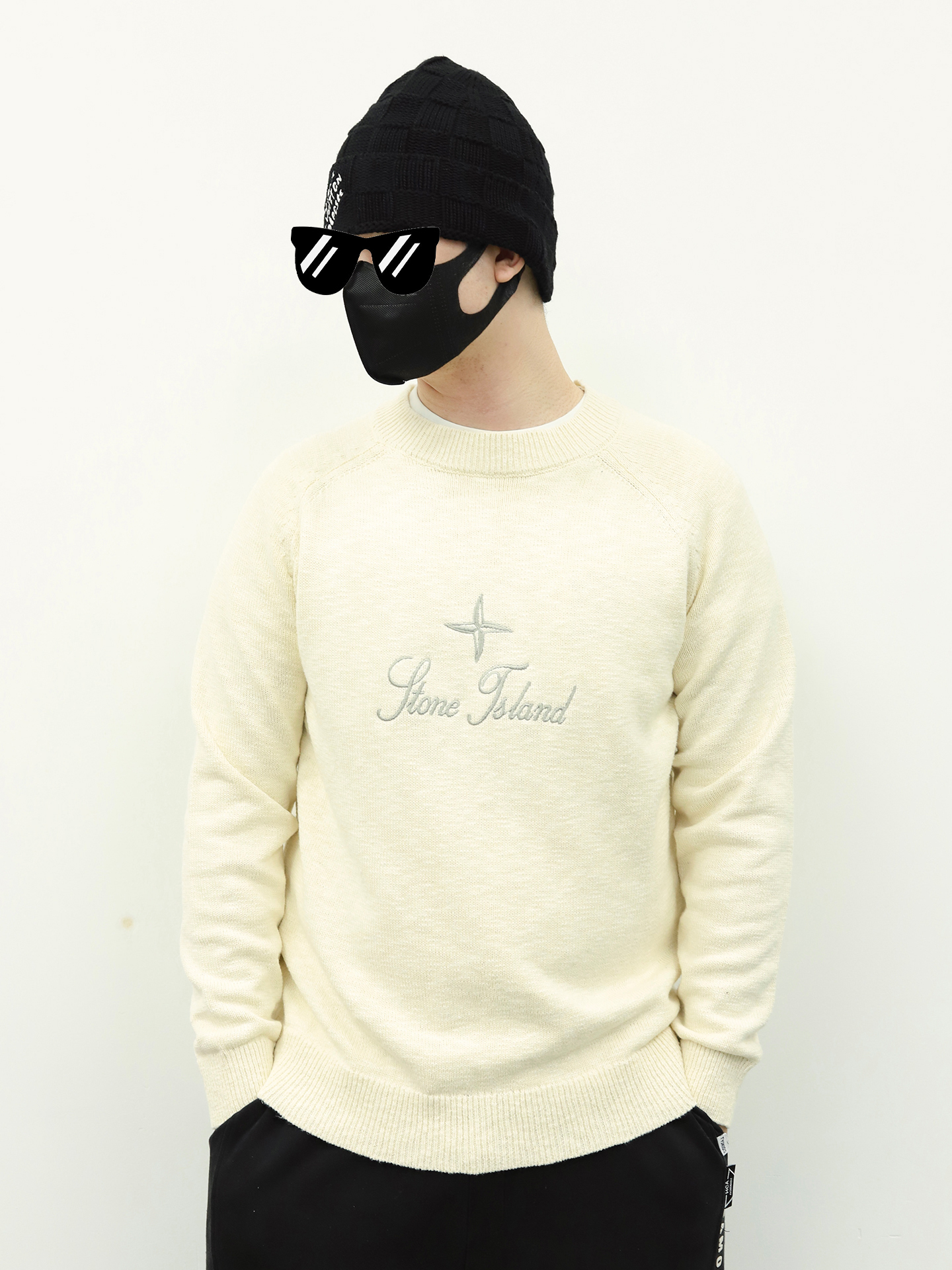 SI wool bend sweater