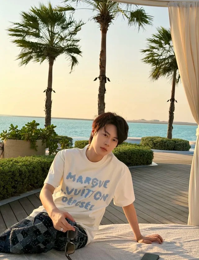 Item ID 9017 1V Pure cotton water soluble letter embroidered knitted T-shirt