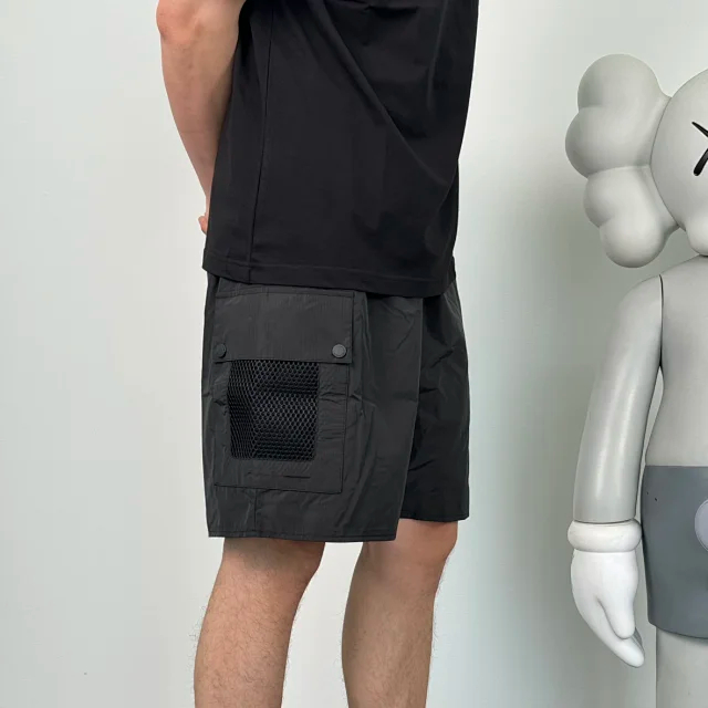 Item ID 9049 Cargo Shorts 50D nylon mesh 20D fine spun main fabric solid color pocket five pack quick drying shorts