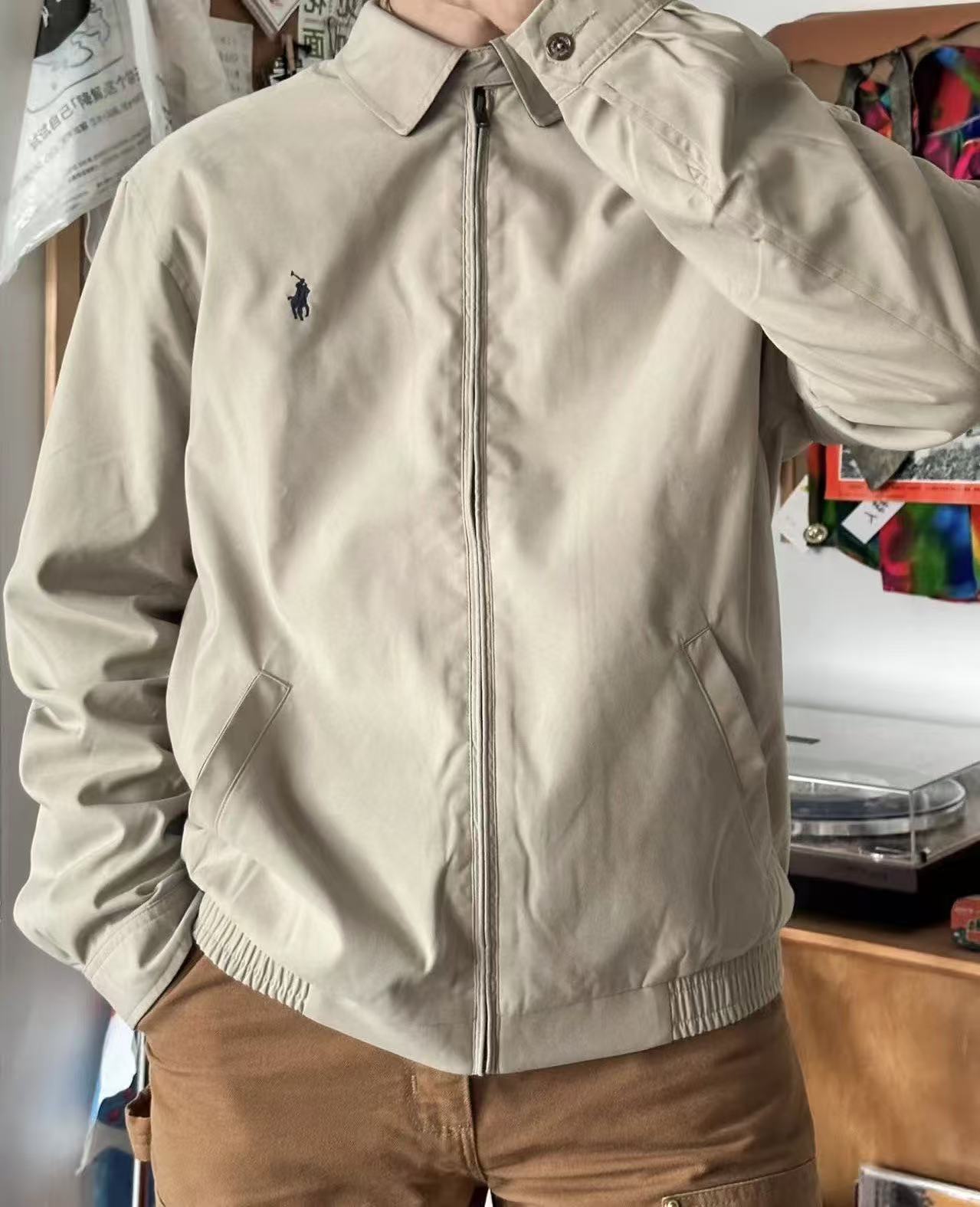 RL peach skin jacket