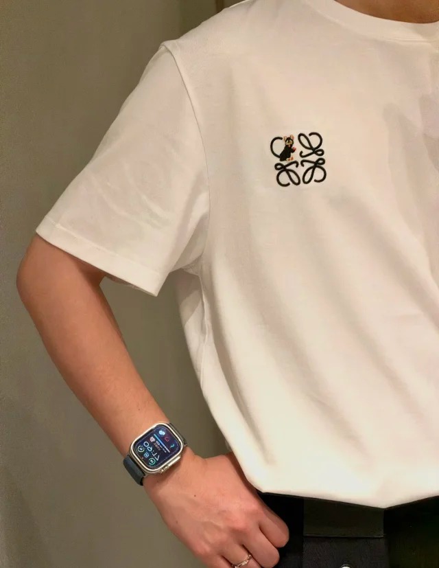 Item ID 9013 Loex Wain Joint 3D Embroidery Craftsmanship Round Neck Cat Embroidery