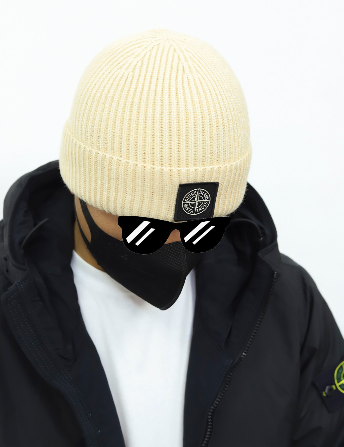 stone island线帽 杏色 灰色 黑色 3