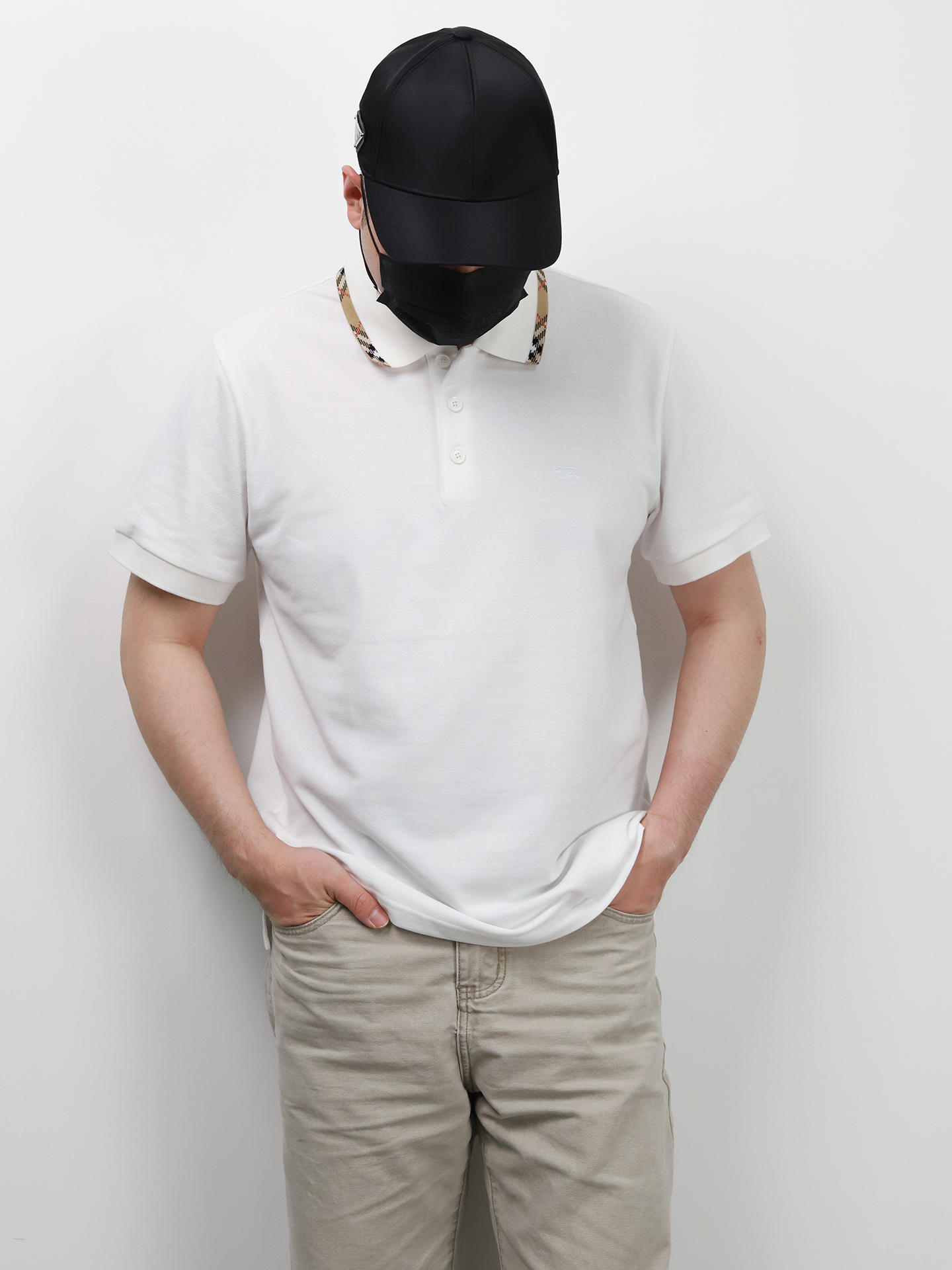 BBR pinstriped warhorse polo