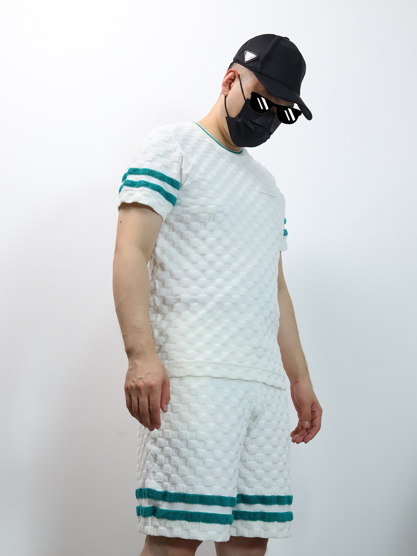 1V DAMIER terry tennis TEE