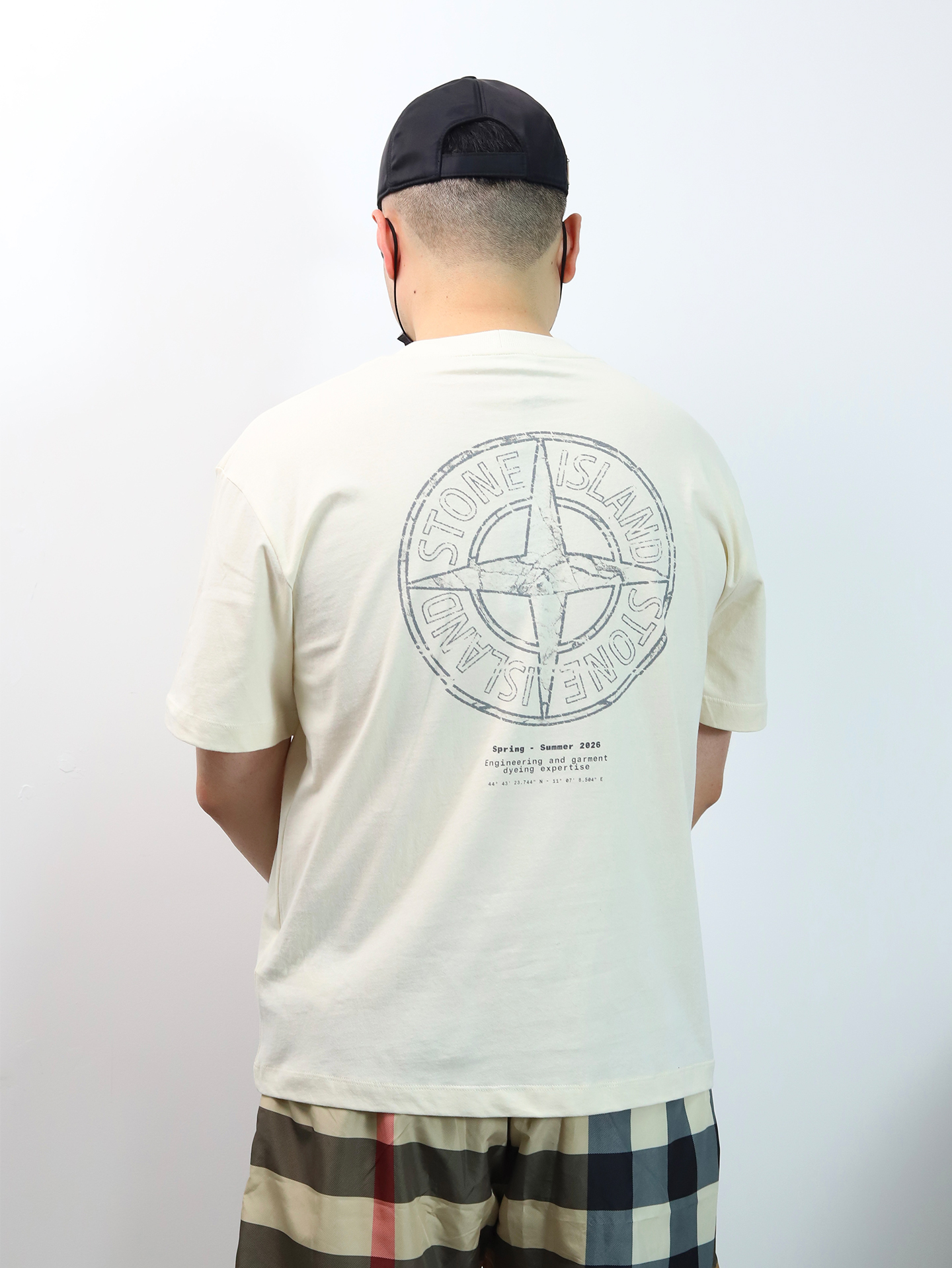 SI double fade print tee