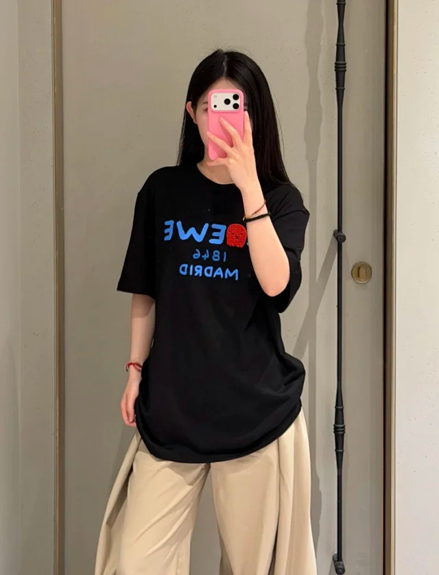 P199 Item ID 9092 LOE SS26 180th Anniversary Limited Series Official Color Card for Imported Yarn Cotton Straight Tube Hooded Round Neck Short Sleeve T-shirt Loose Edition Unisex