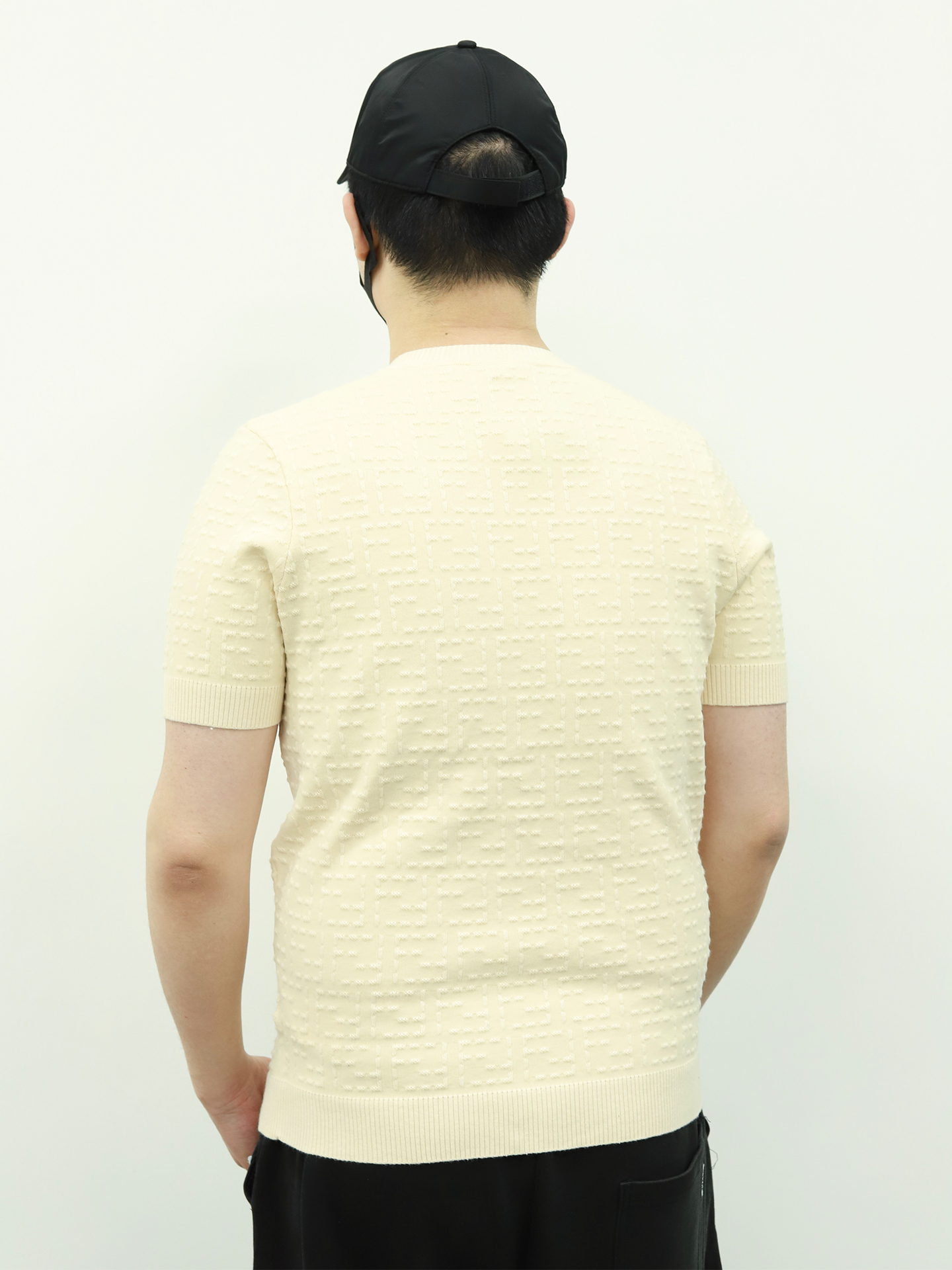 FE jacquard knitting tee