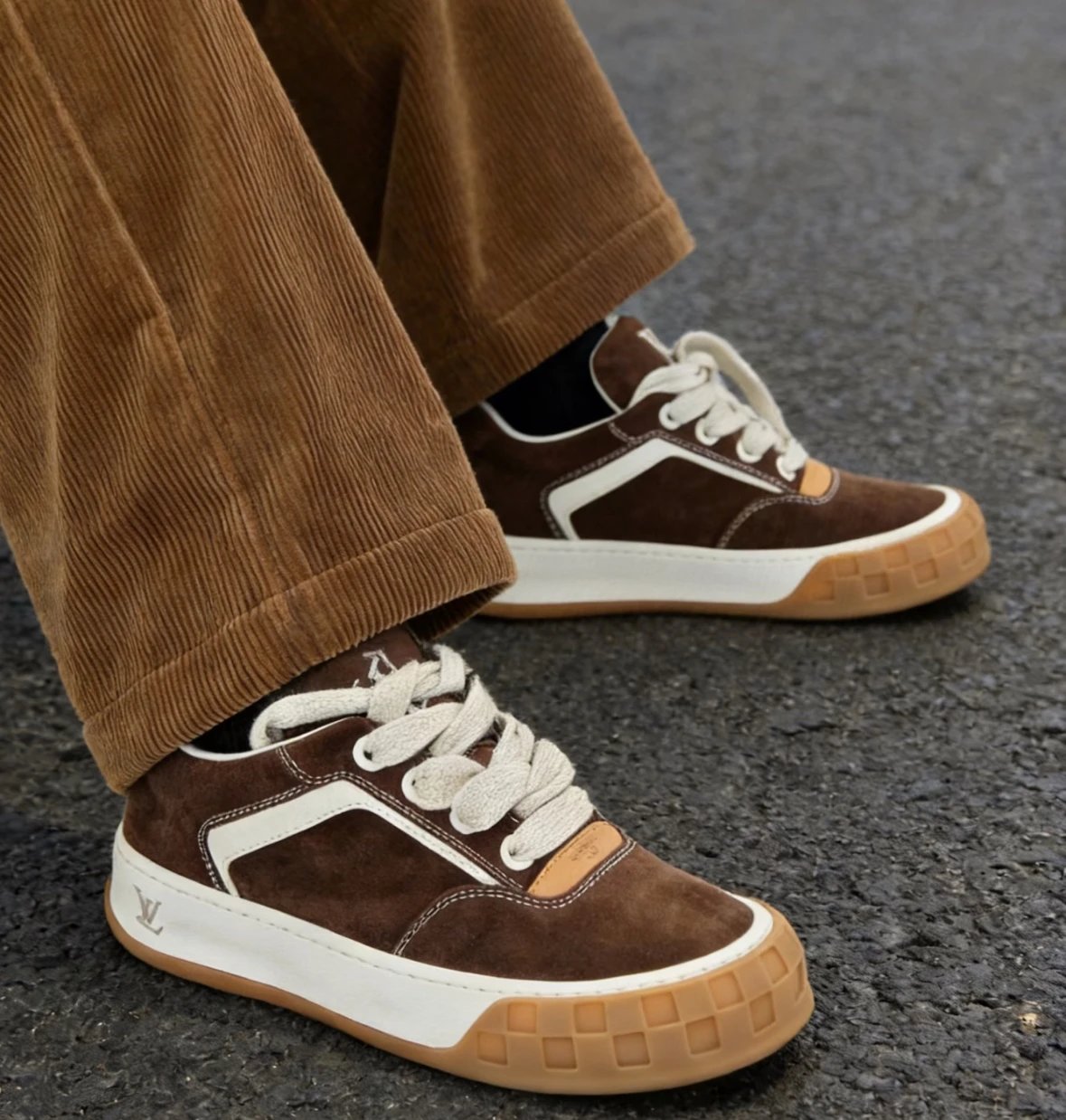 Item ID 9036 1V High end custom Tilted suede calf leather round toe lace up biscuit shoes low top board shoes