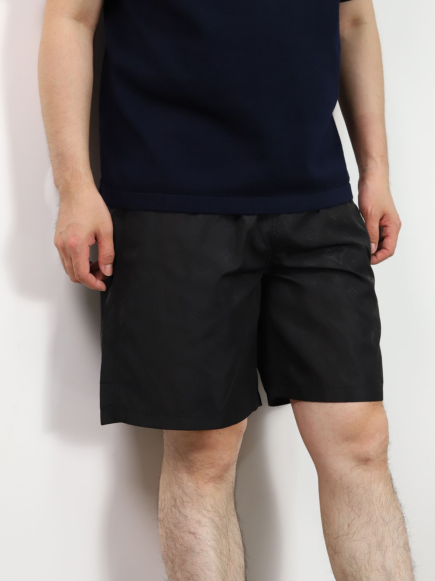 1V 3D Monogram swim shorts