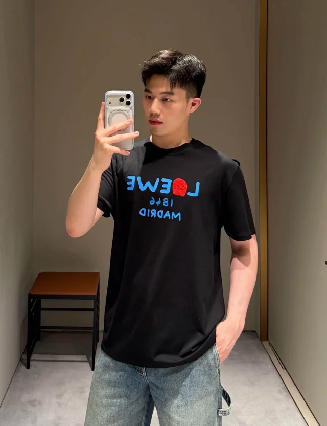 P199 Item ID 9092 LOE SS26 180th Anniversary Limited Series Official Color Card for Imported Yarn Cotton Straight Tube Hooded Round Neck Short Sleeve T-shirt Loose Edition Unisex