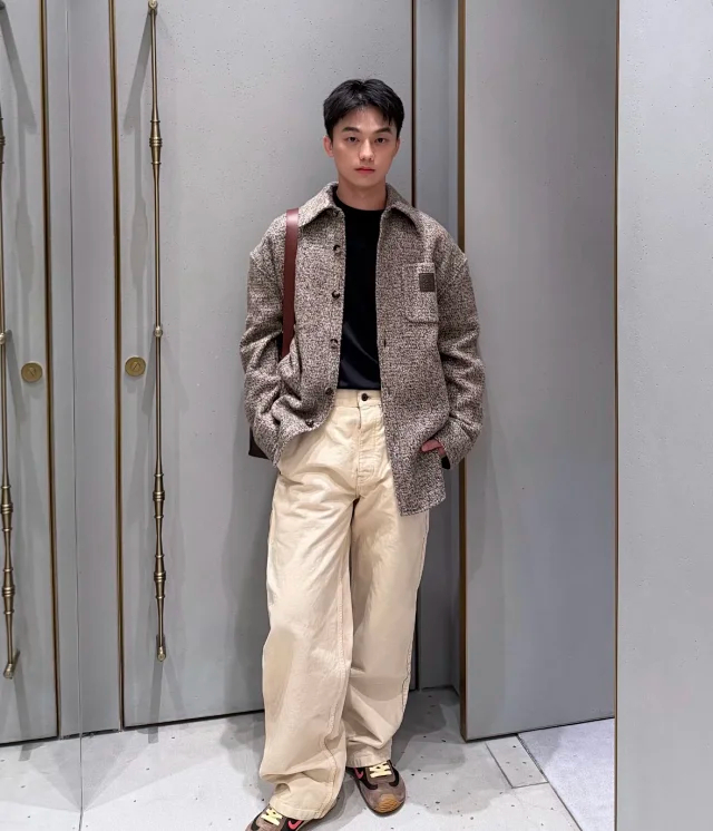 Item ID 9102 LOE 80_Wool composition, full set of custom accessories, SS26 spring and summer series wool blended jacket and shirt