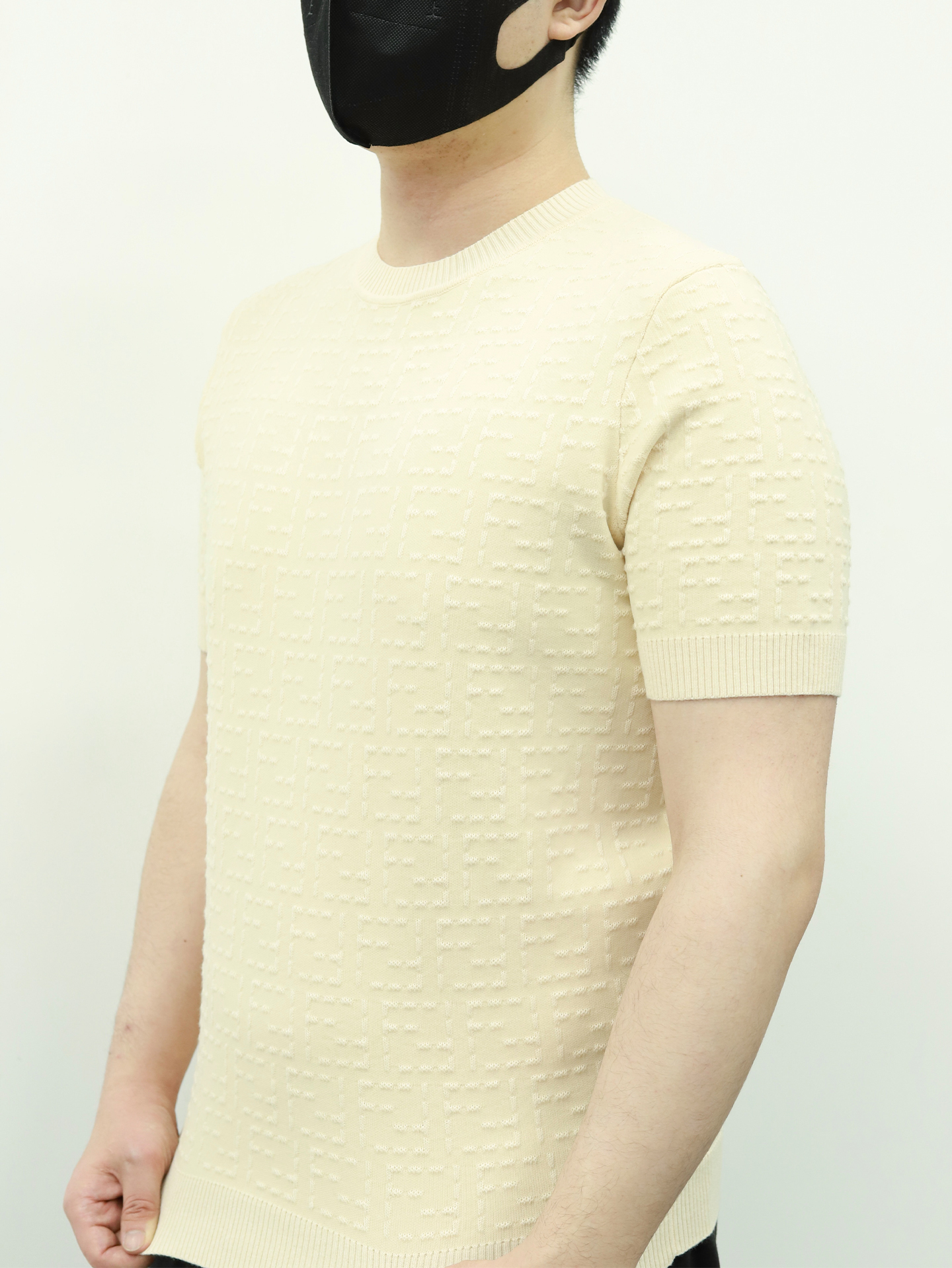 FE jacquard knitting tee