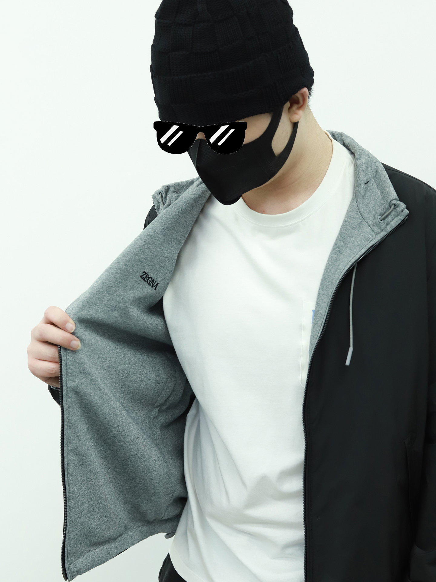 ZEGNA Double-sided wear (grey side is cashmere blend