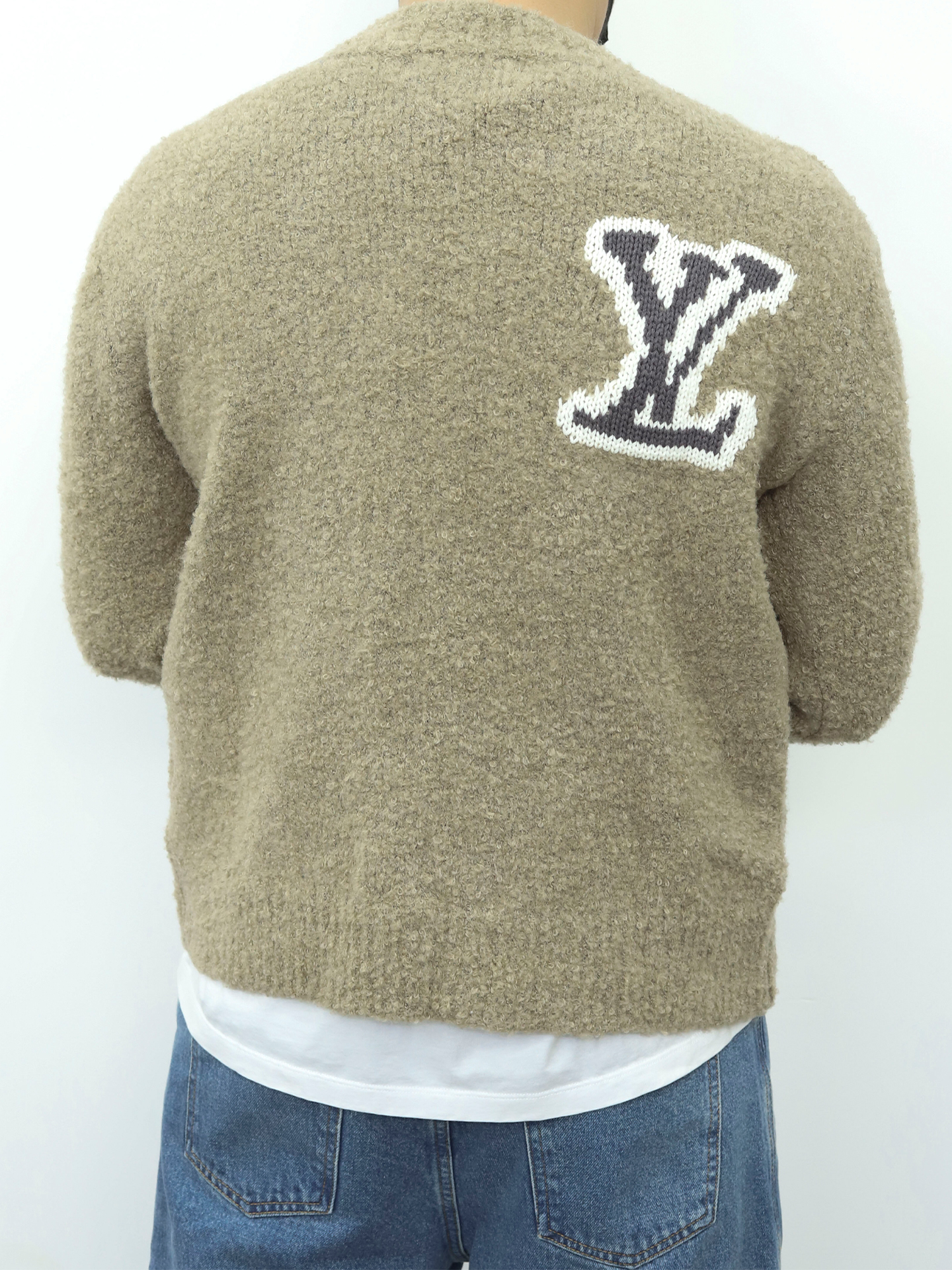 LV圆领毛衣 棕色