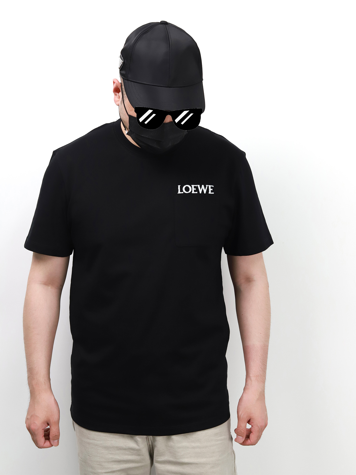 Loewe pocket embroidery tee