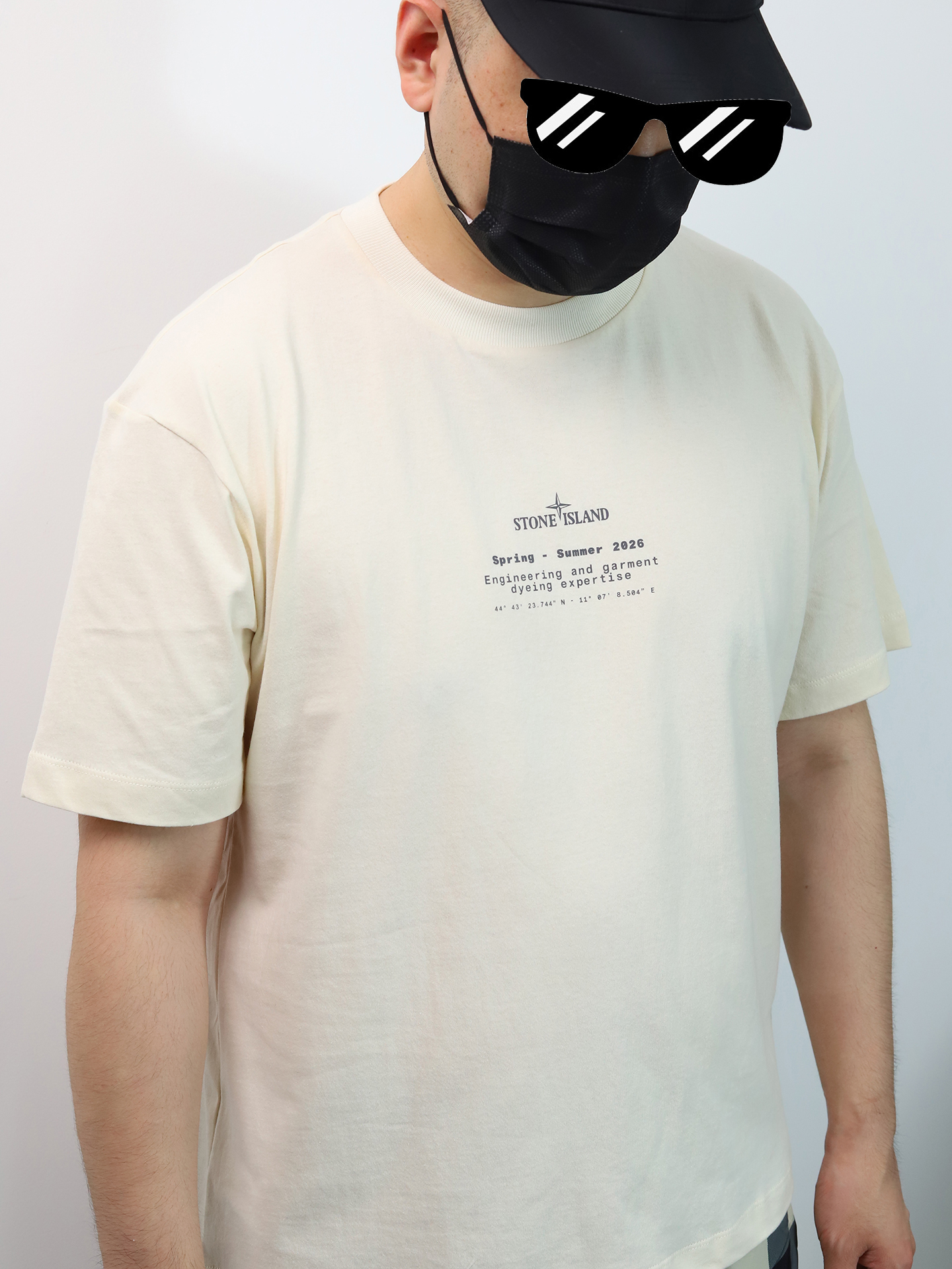 SI double fade print tee