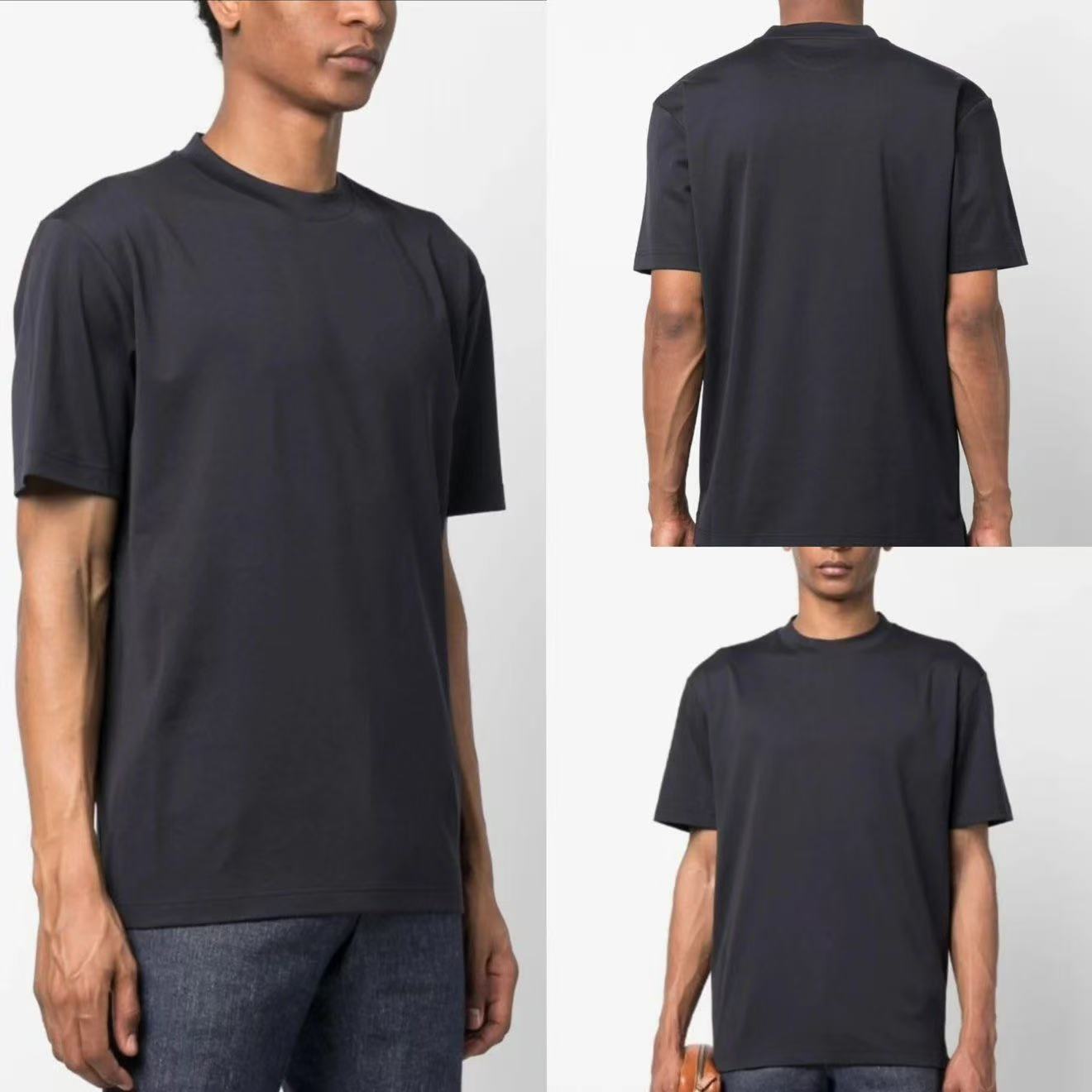 LP navy cotton tee