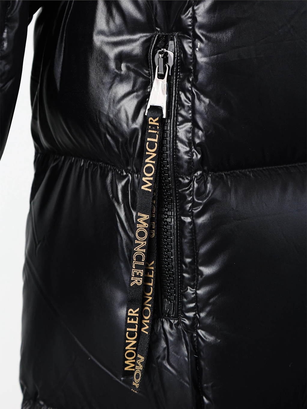 Item ID 8125 M0ncler- Mouth covering - Classic -Parana- black gold - powdered gold