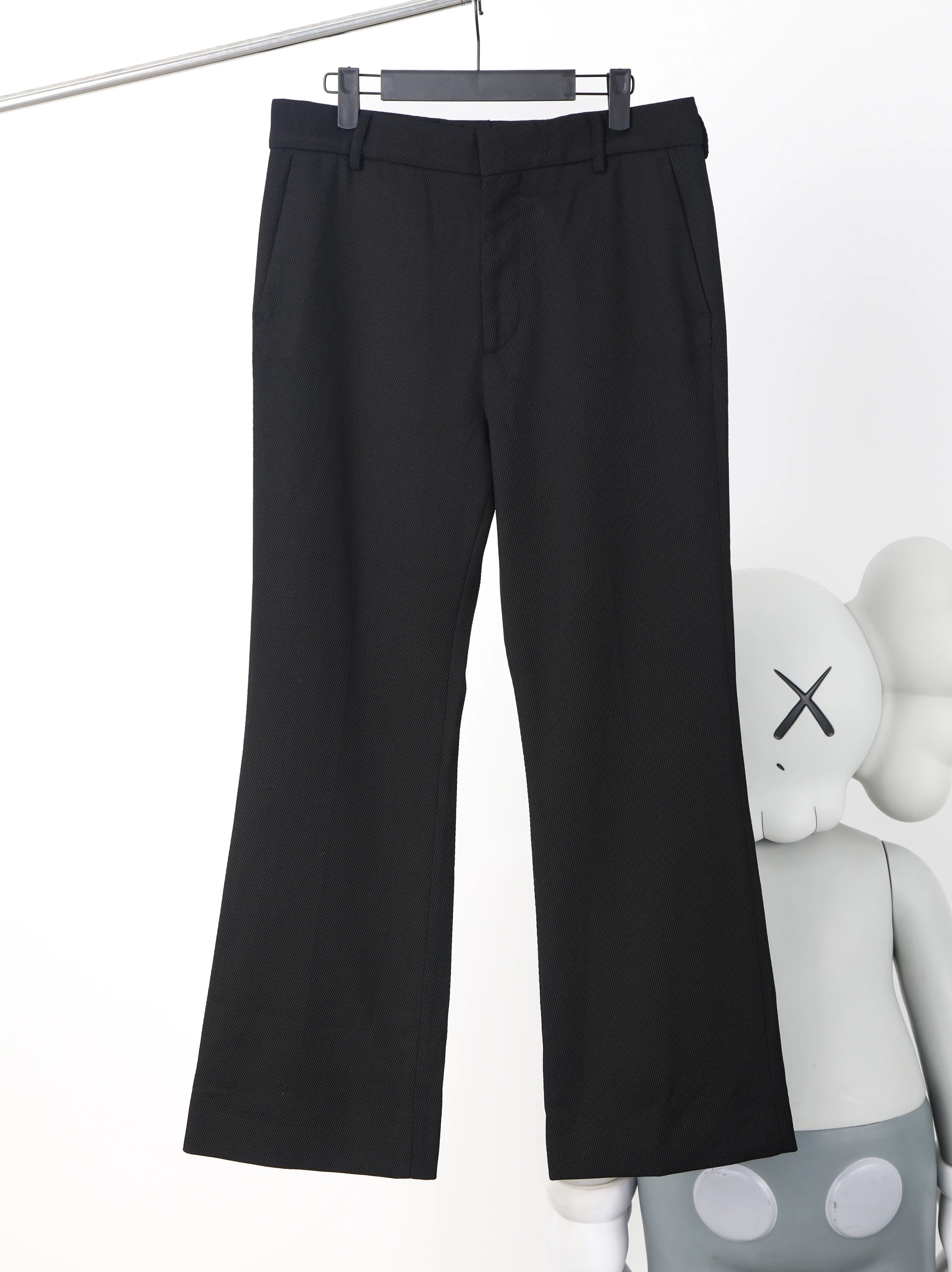 Item ID 8349 Haute Couture - Wang Jiaer Same Style - Wool Micro Pull Western Pants