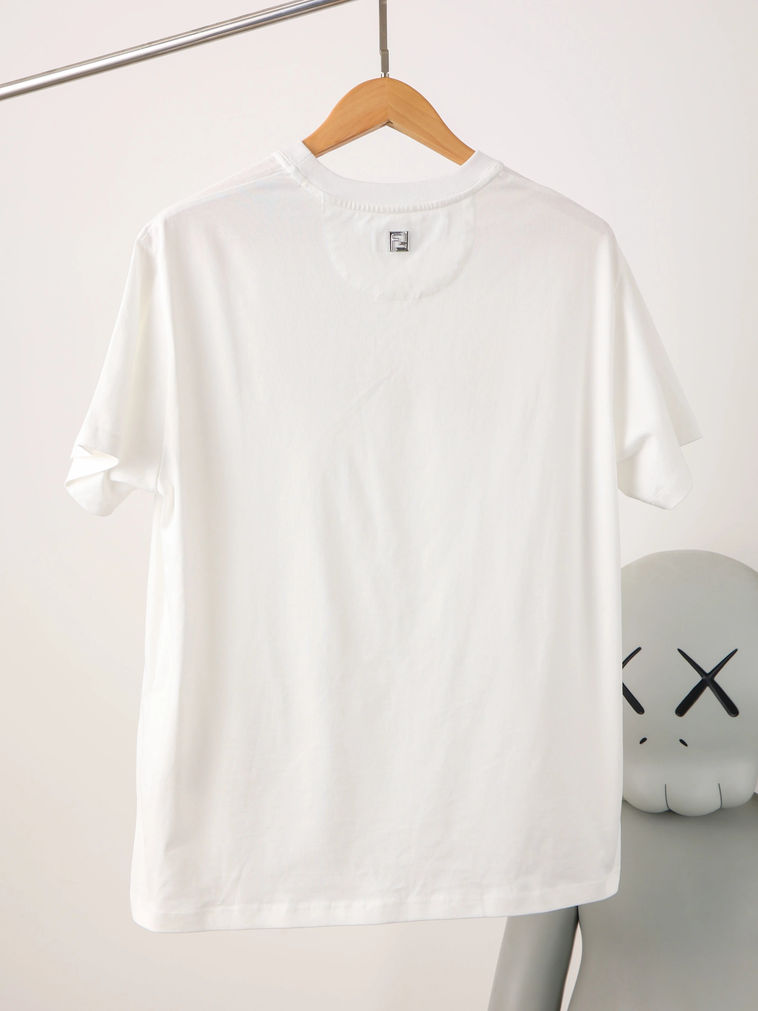 Item ID 8312 Fend1-Fendi-2025s - New Cartoon Hot Dog Bear Pattern Short Sleeve - Kn