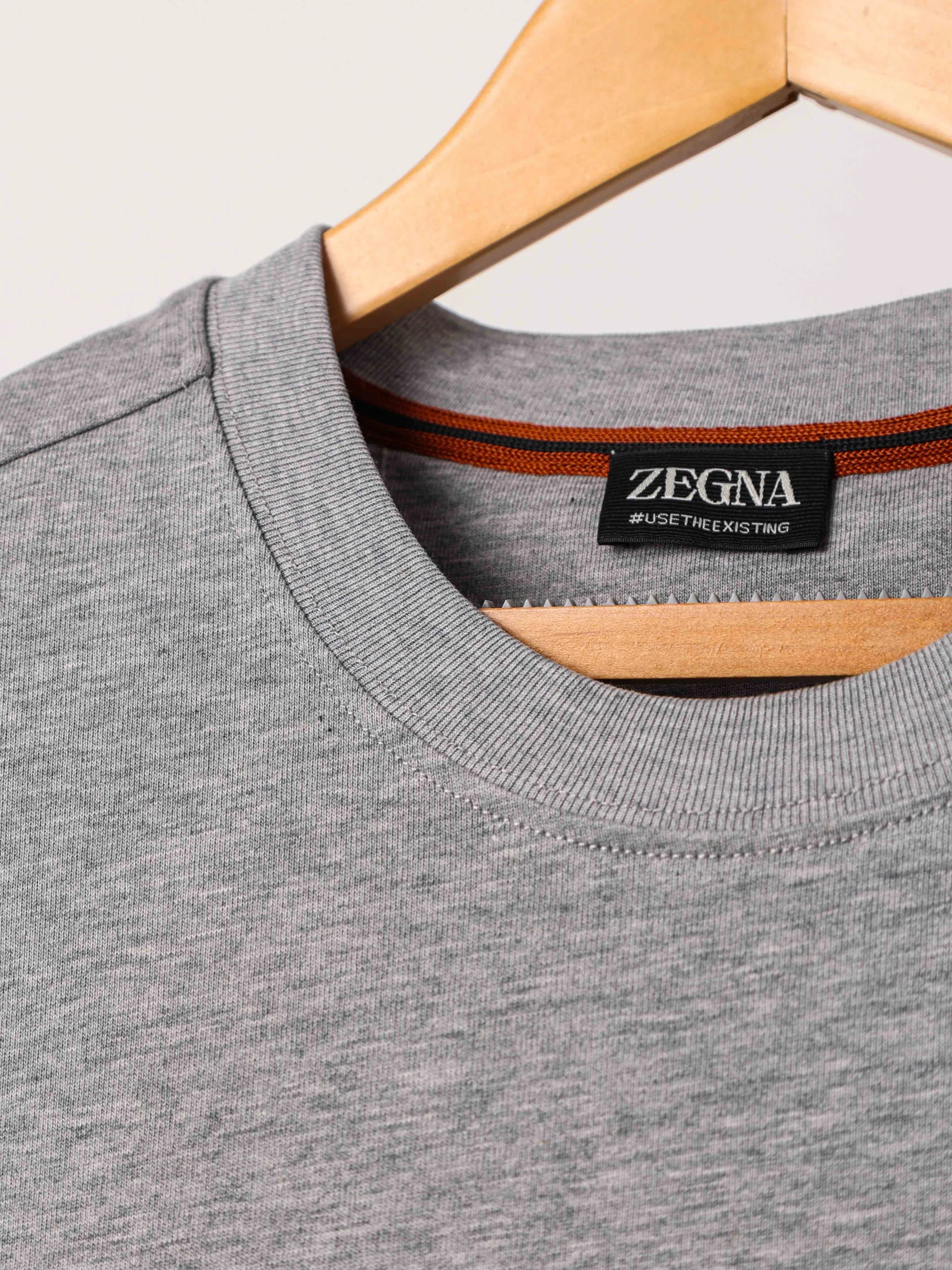 Item ID 8333 Zegna- Zegna -2024FW- Chest letter flocking heat transfer short sleeve