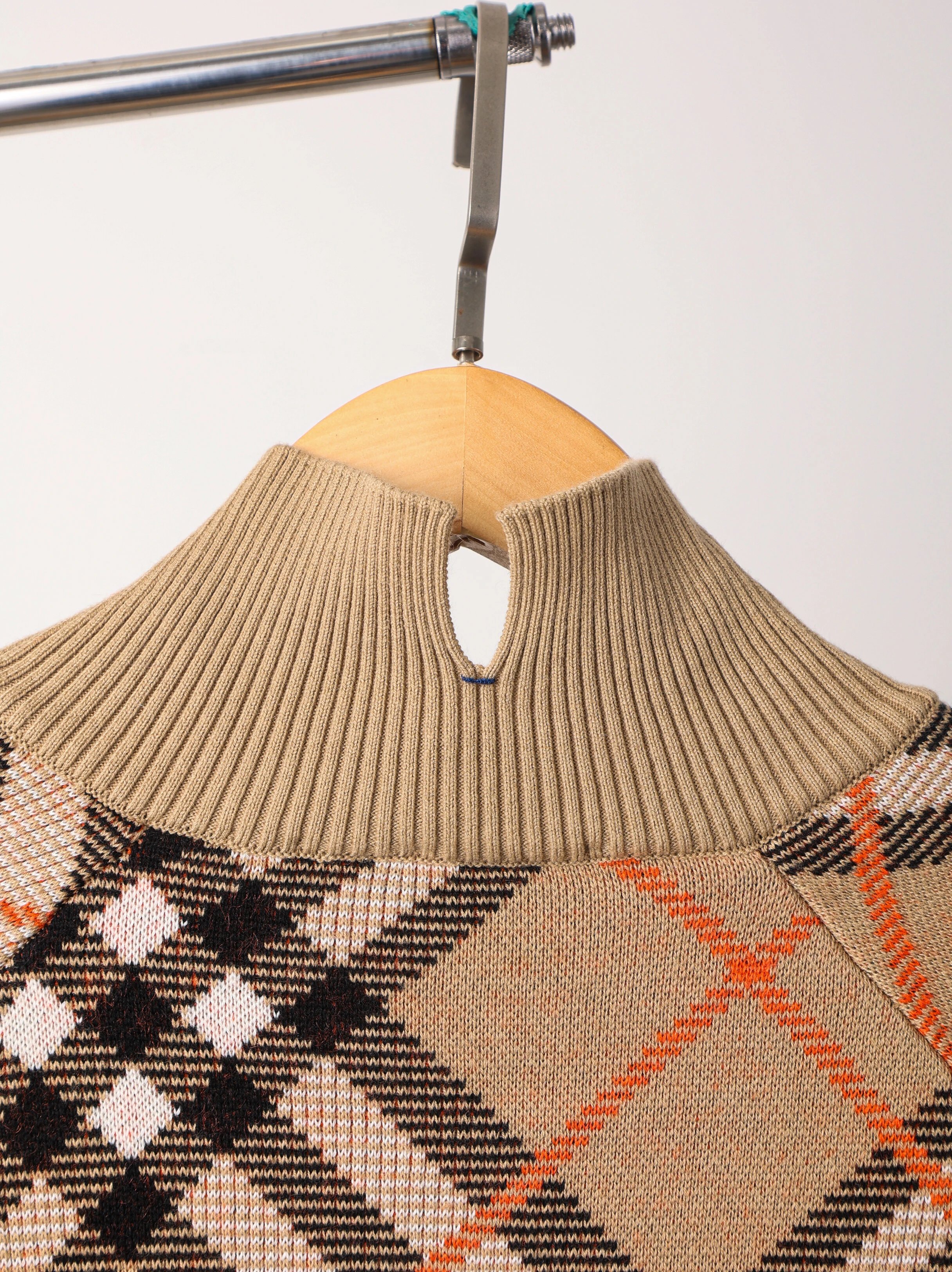 Item ID 8022 Burberr-BBR-2024ss- Classic cross diagonal pattern series - wool coat