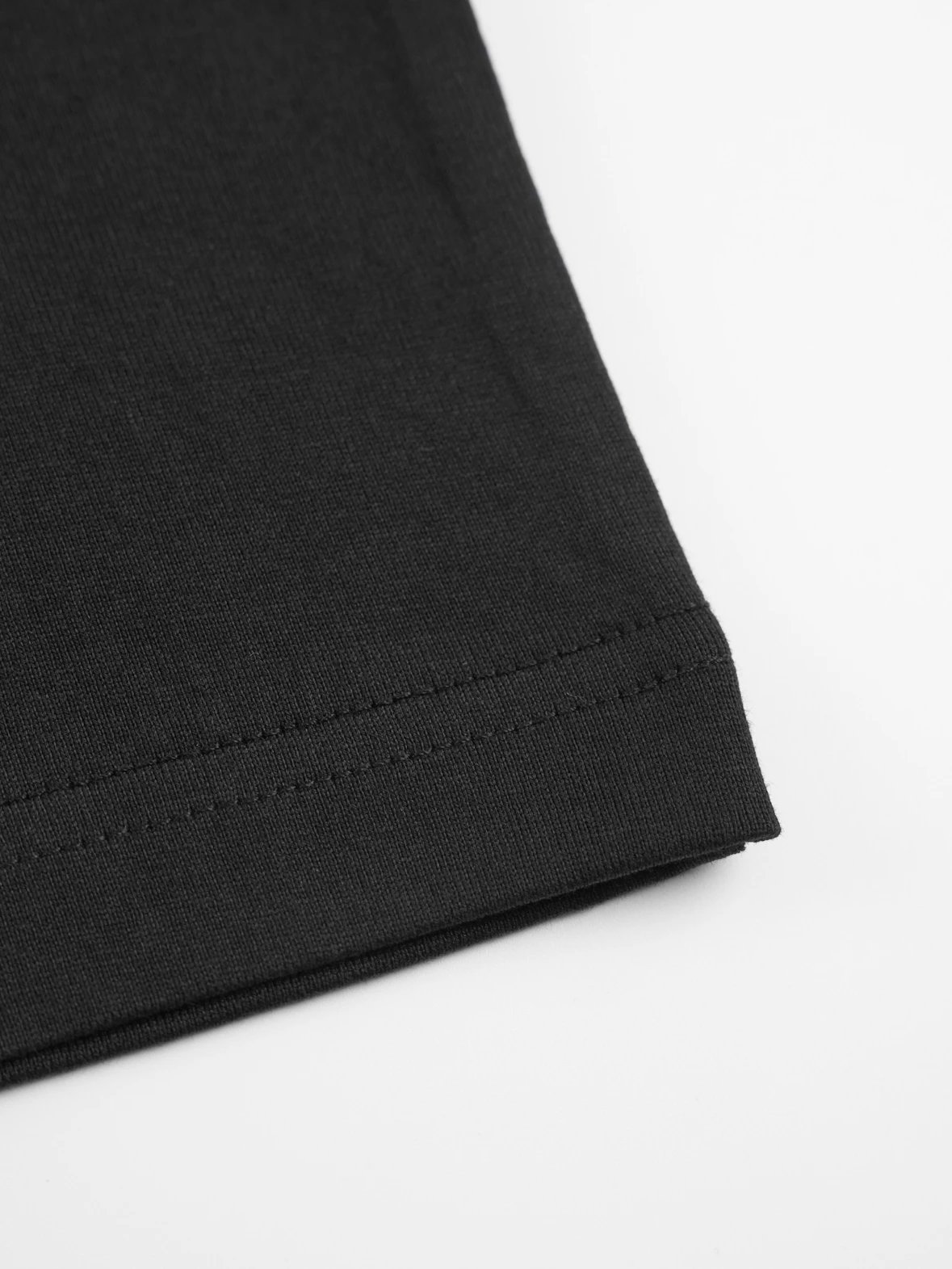 Item ID 8180 Embossed crew neck “32 Count combed long staple cotton smooth ”logo lo