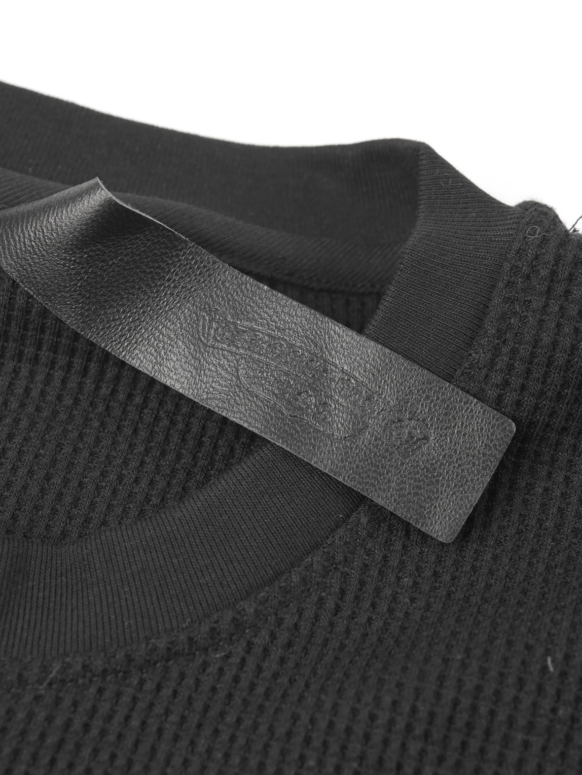 Item ID 8192 【 Pre-sale 15-20 Delivery within 1 day 】 Crow Heart Waffle Long Sleeve