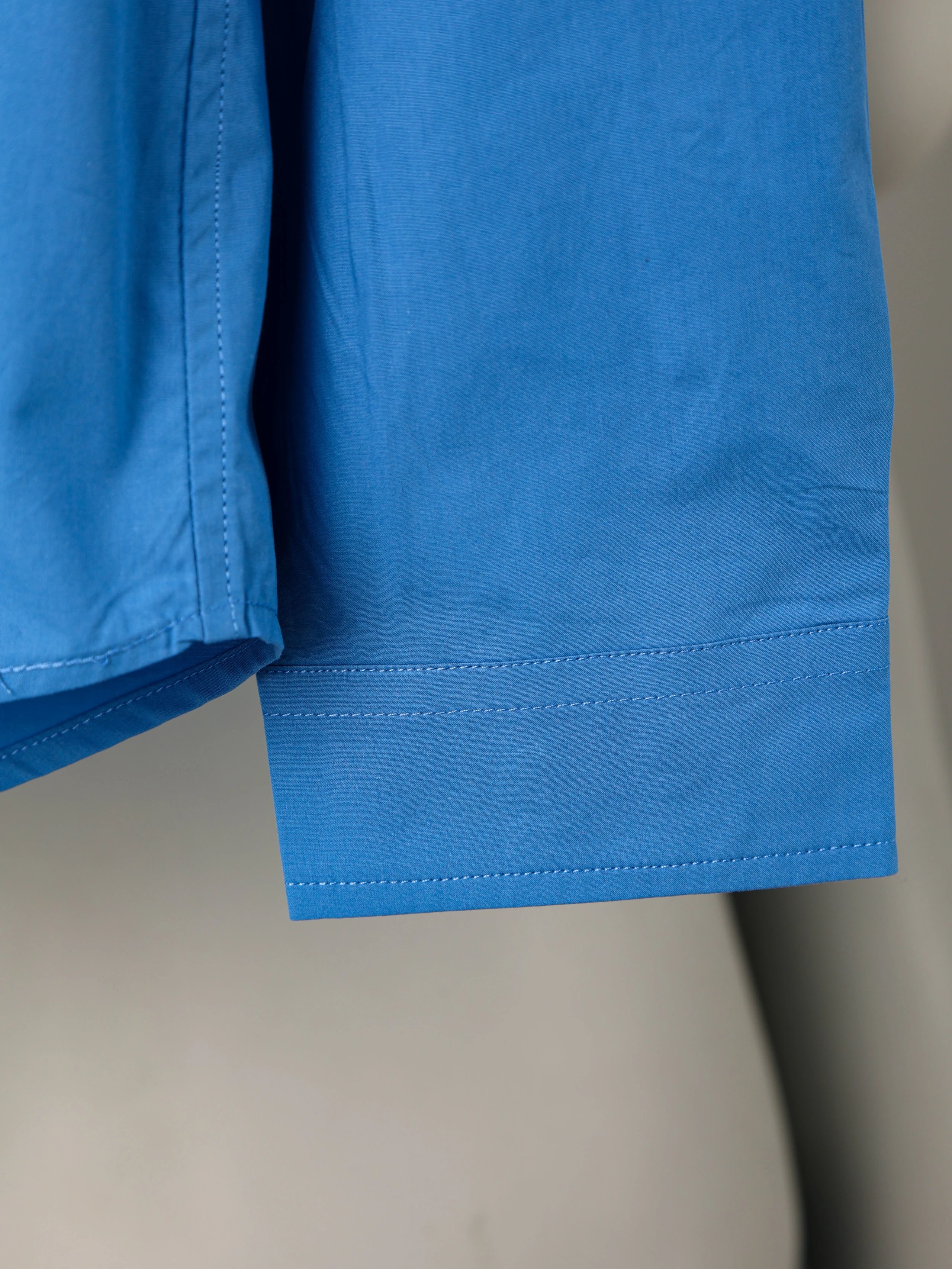 Item ID 8220 M1uM1u-Mumu-2022ss-Klein Blue Shirt - Tencel Cotton Fabric - Poplin Sh