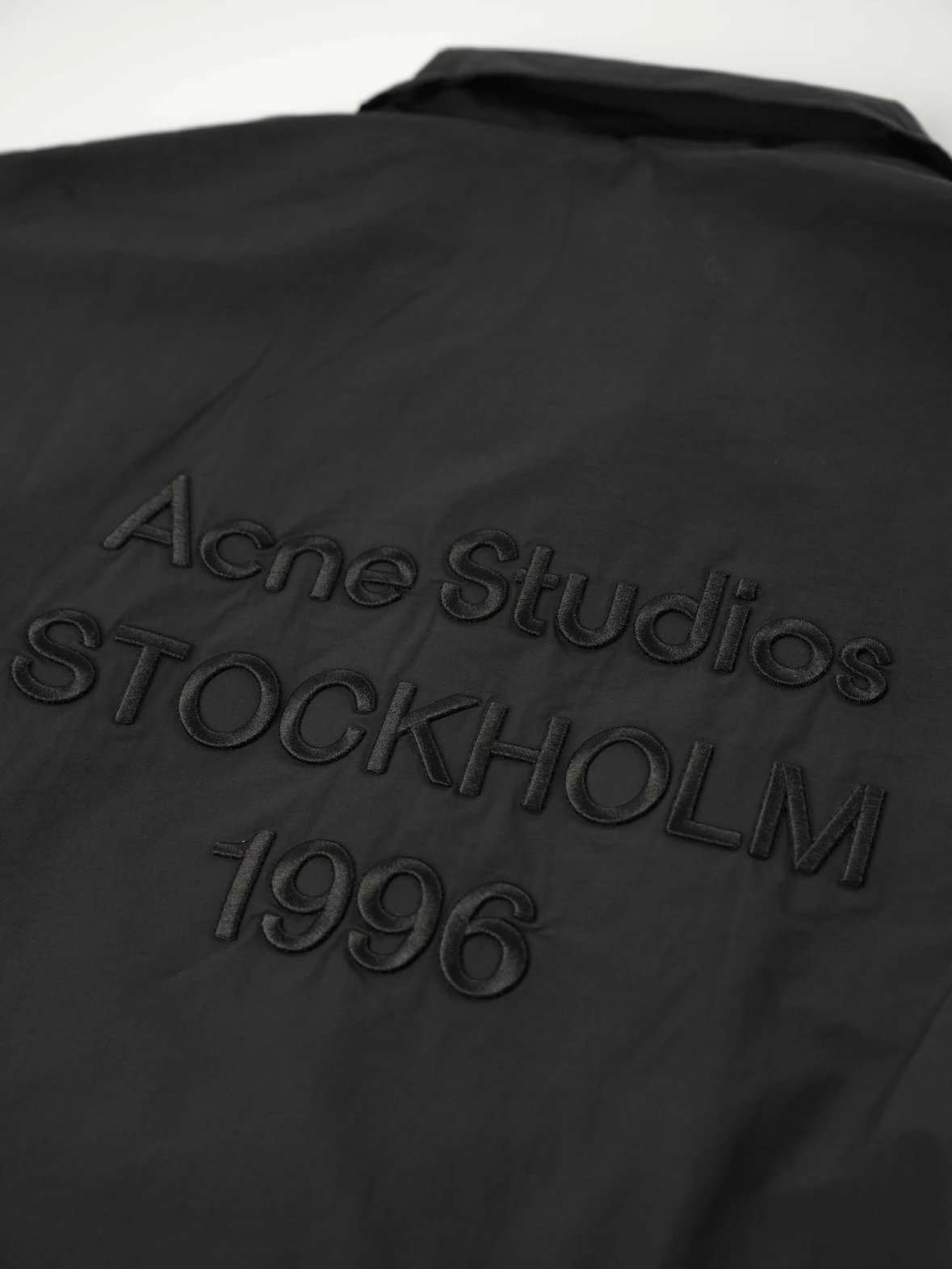 Item ID 8007 Acne Studios-SS25-1996 series back logo casual jacket _3D embroidery_