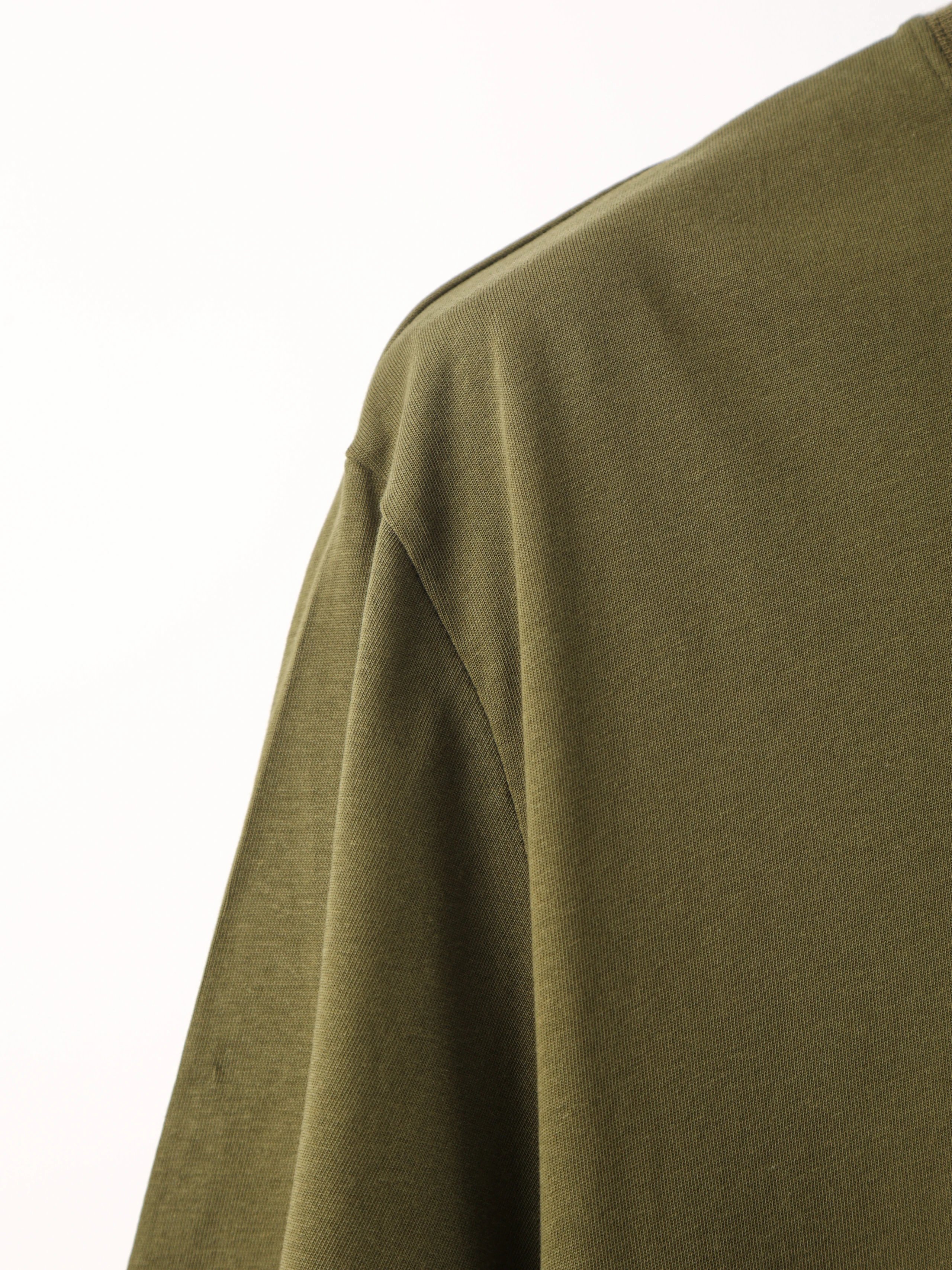 Item ID 8319 L0EWE-Roewe -2025s Pocket Embroidered Basic Round Neck Short Sleeve -