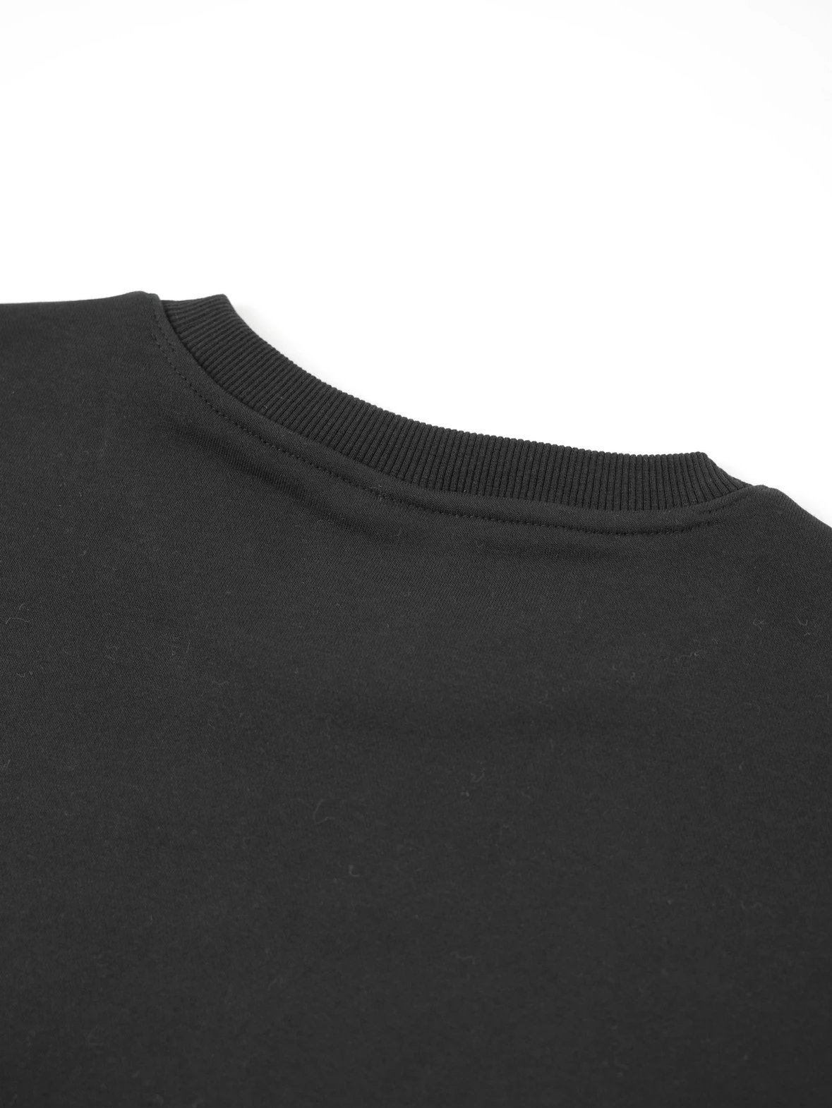 Item ID 8067 alo-logo Logo crew neck loose long sleeve sweatshirt - black - white -