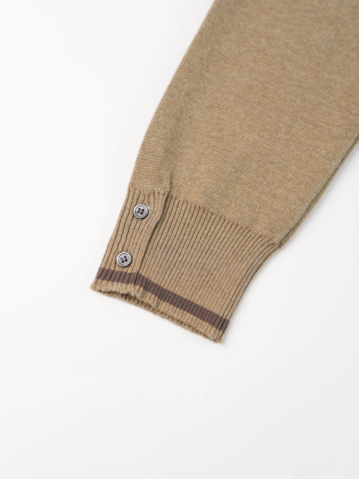 Item ID 8093 THOMBR0WNE-TB-“ natural black horns ”“ Custom dyed three-color webbing