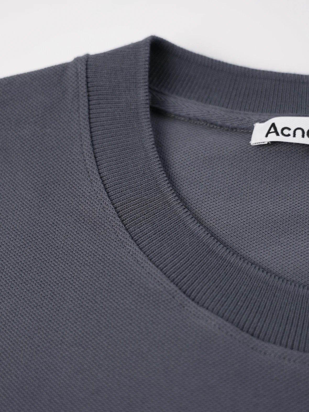 Item ID 8172 Acne _16 count combed cotton single bead ground_ embroidered logo lett