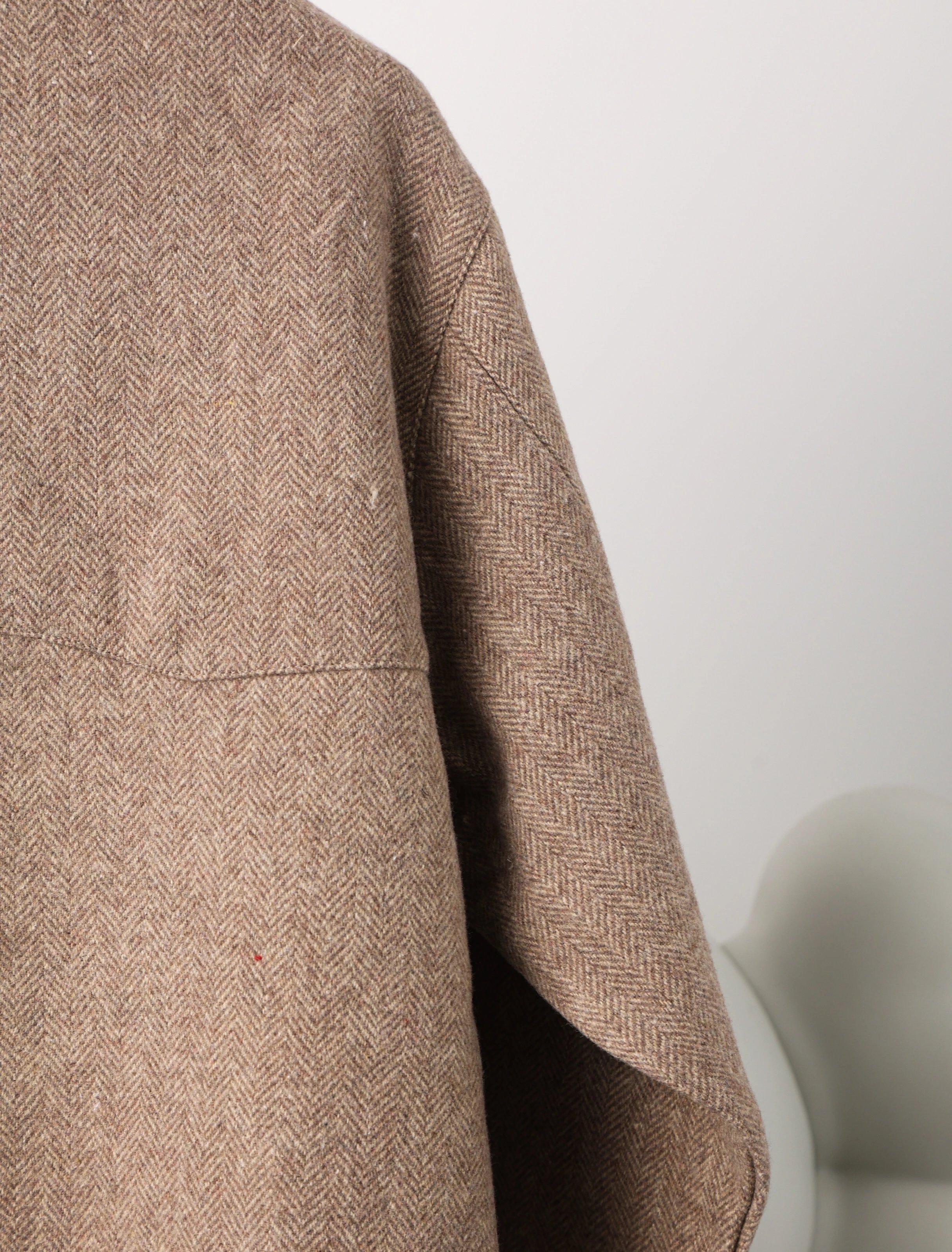  Item ID 8035 M1u-Miu-2024-ss-herringbone wool Harrington jacket - stand collar work