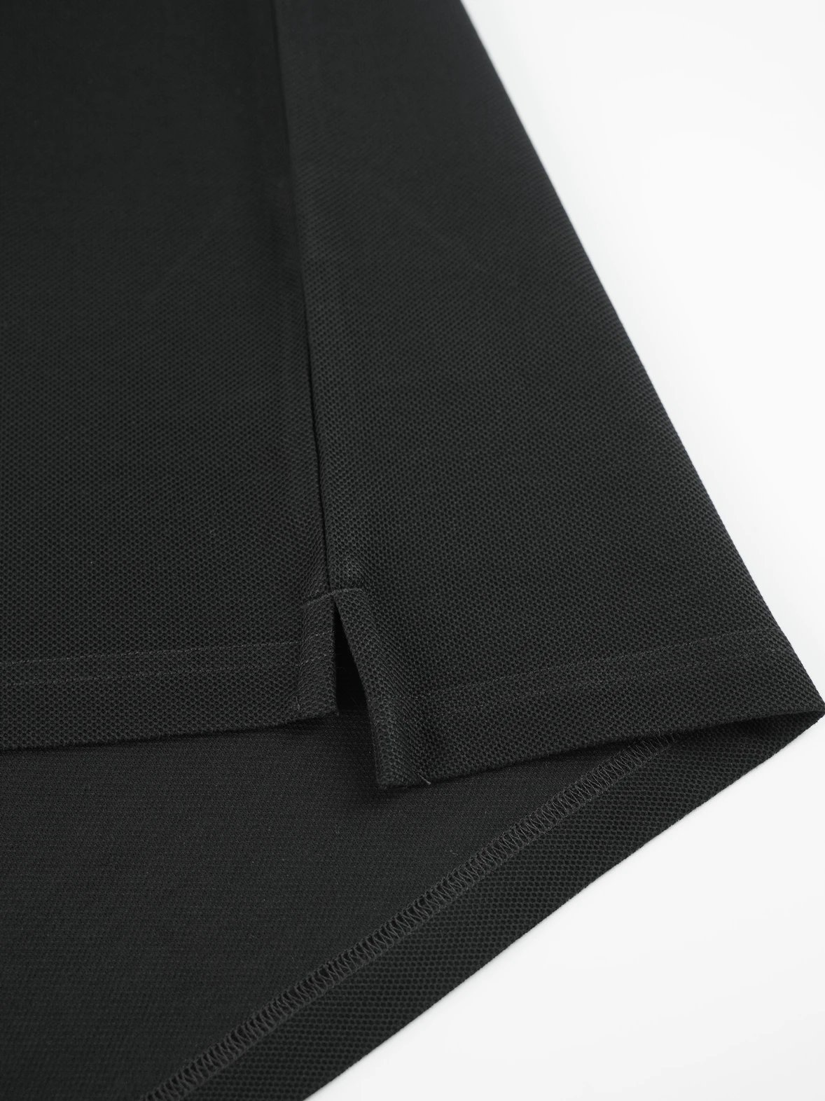 Item ID 8174 BBR-SS24- Solid color ribbed knitted long sleeved polo shirt