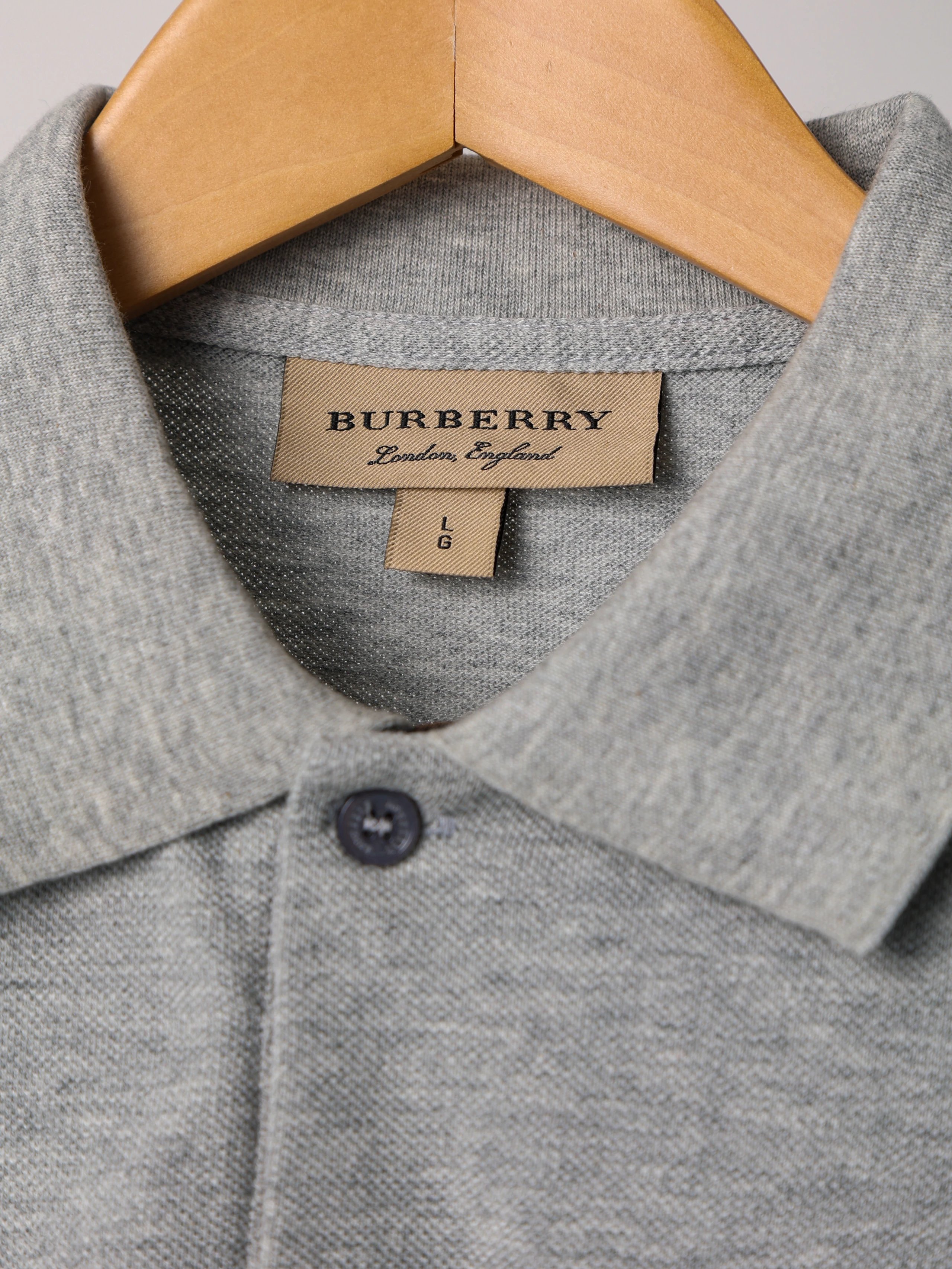 Item ID 8295 Burb3rry-BBR-2021ss- Classic - Plaid collar polo short sleeves - Small