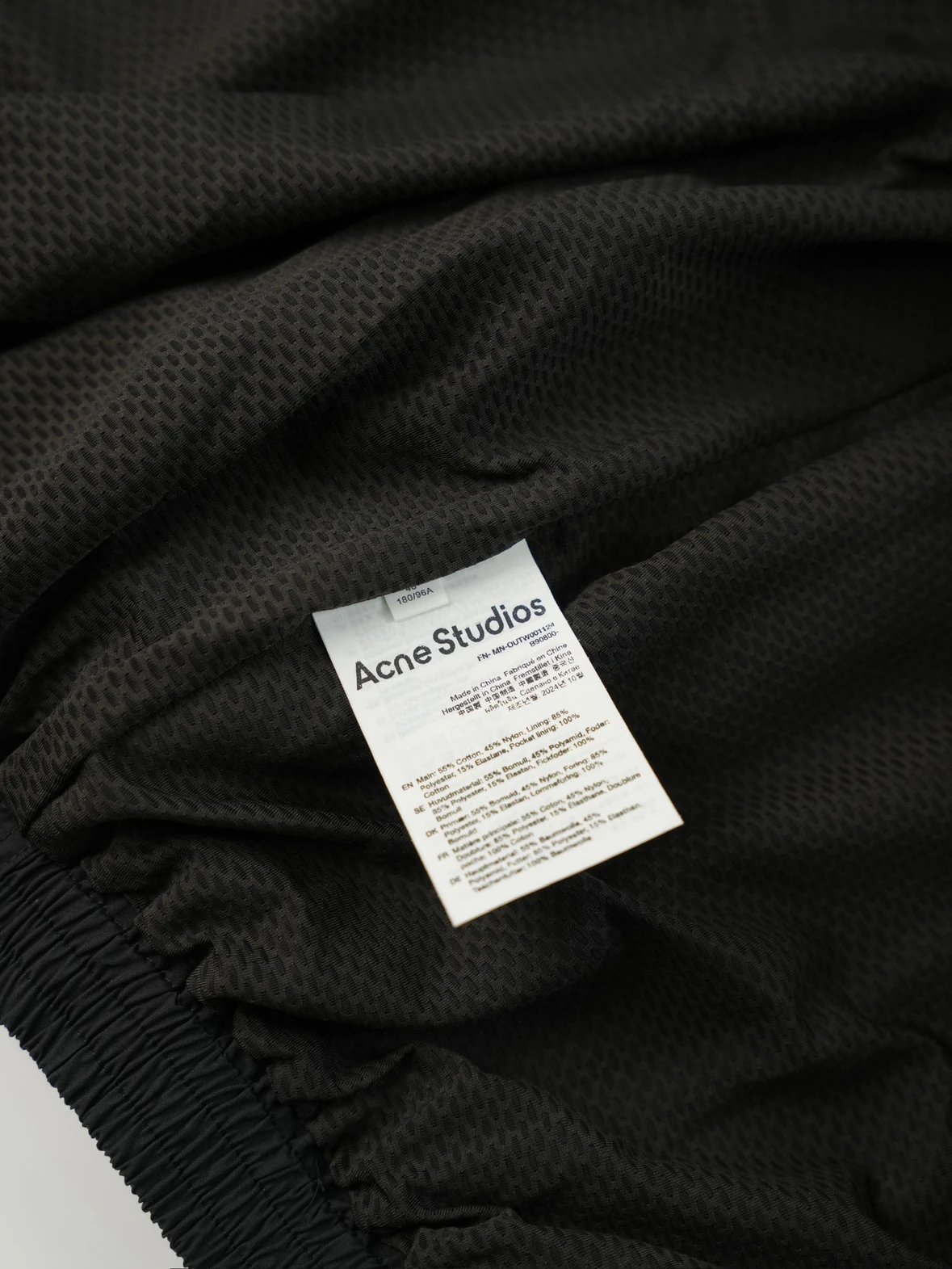 Item ID 8007 Acne Studios-SS25-1996 series back logo casual jacket _3D embroidery_