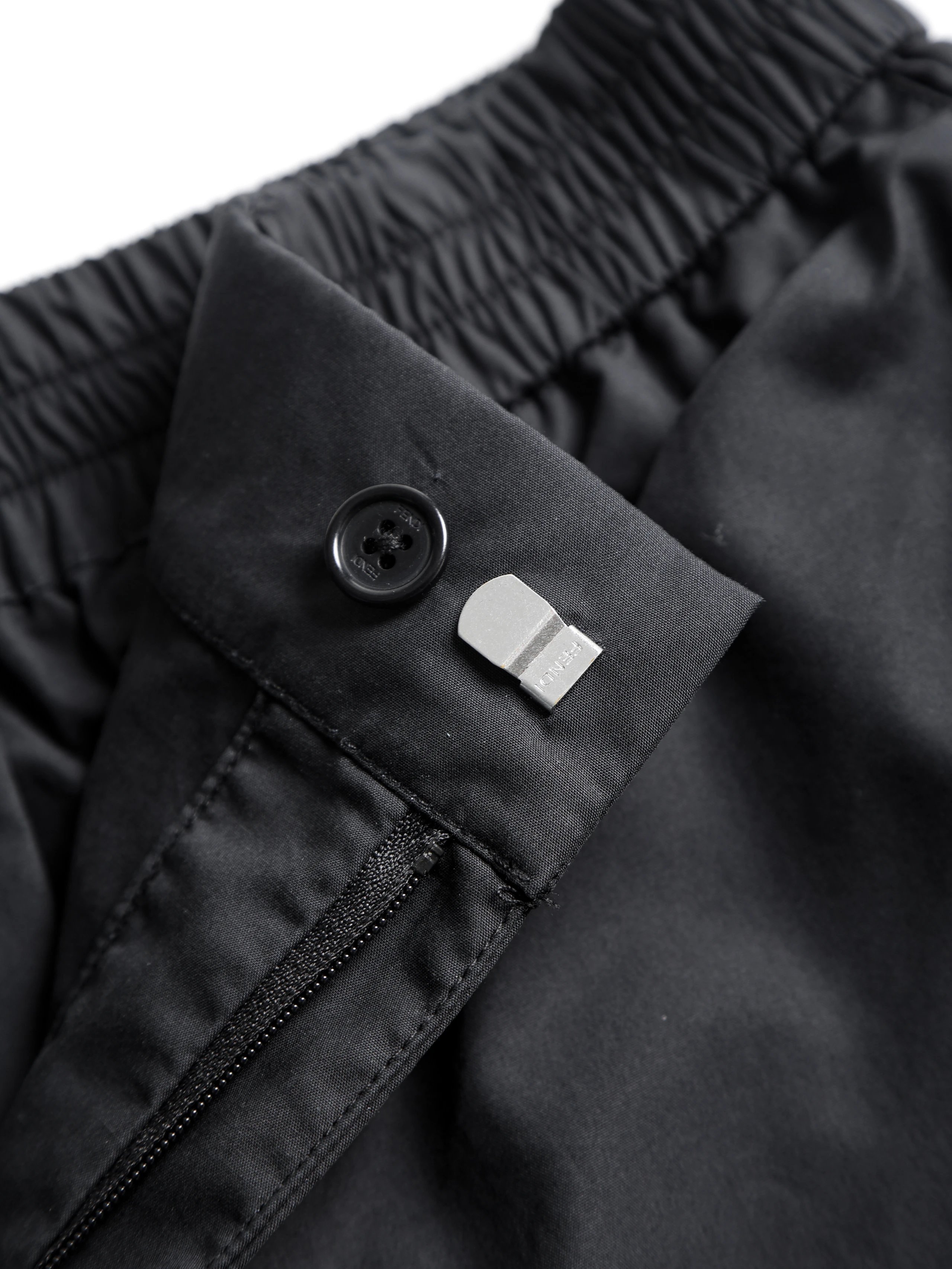 Item ID 8236 Fend1- Fendi -2025ss- Haute couture tencel cotton - back pocket embroi