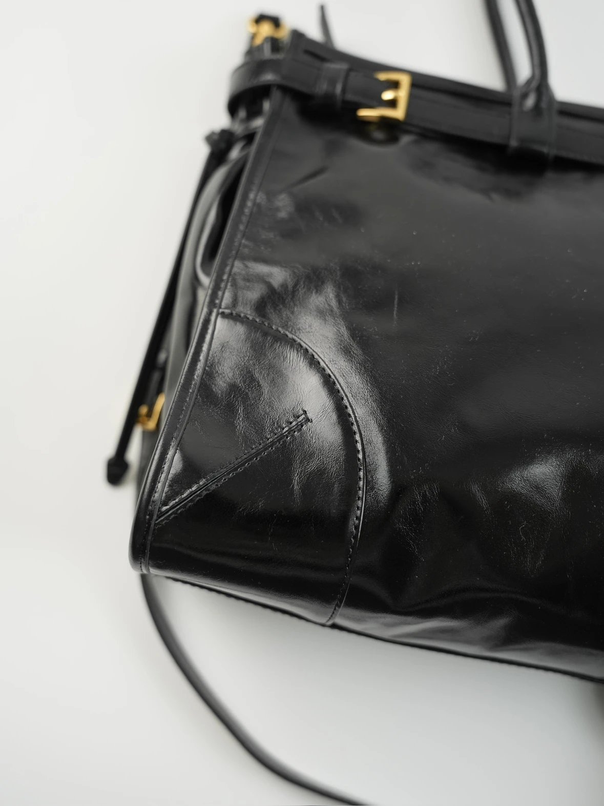 Item ID 8419 -Bonnie soft lux series _Imported Oil Wax Calf Leather_ - Removable an